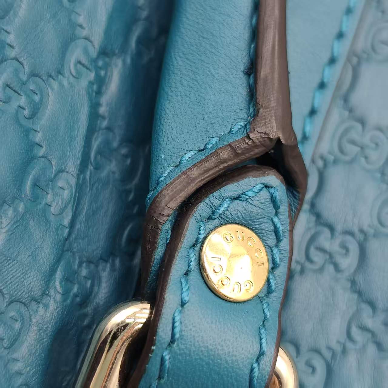 【*Shipped from: China*】GUCCI Leather Handbag 449647 — view 15