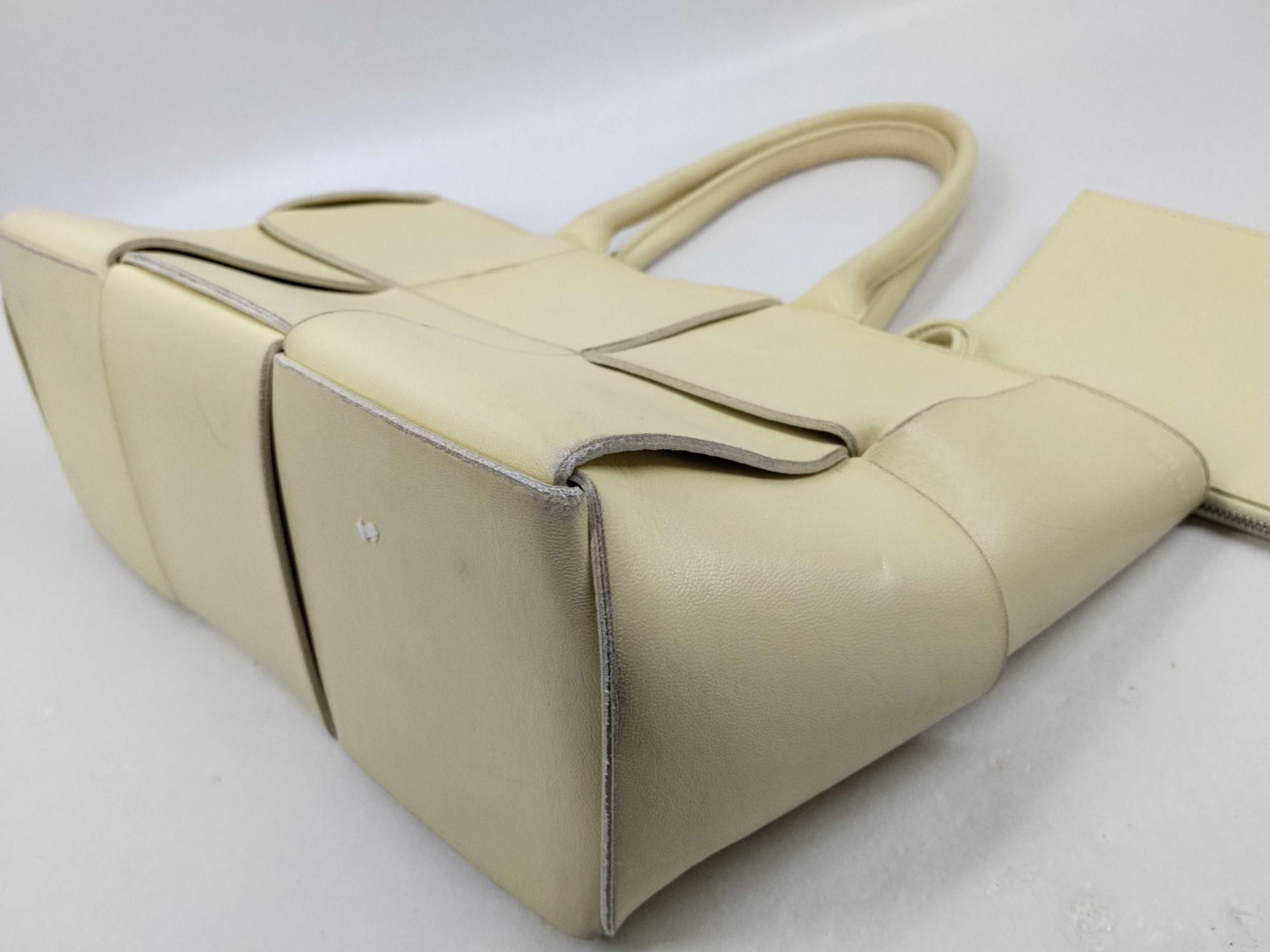 Intrecciato Arco Small Tote Bag with Pouch — view 7