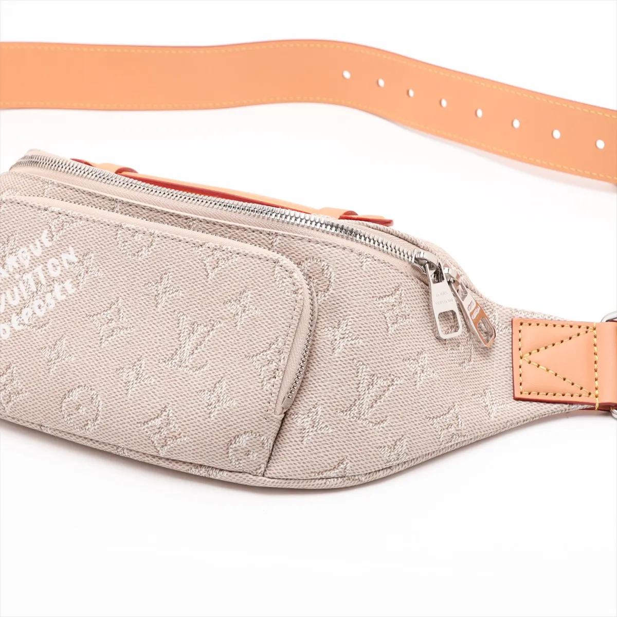 Monogram Heritage Rush Bum Bag M27152 Beige (RFID detected) — view 3