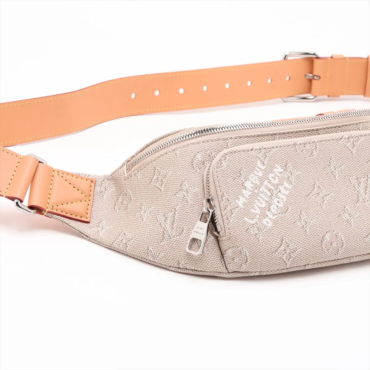 Monogram Heritage Rush Bum Bag M27152 Beige (RFID detected) — view 4