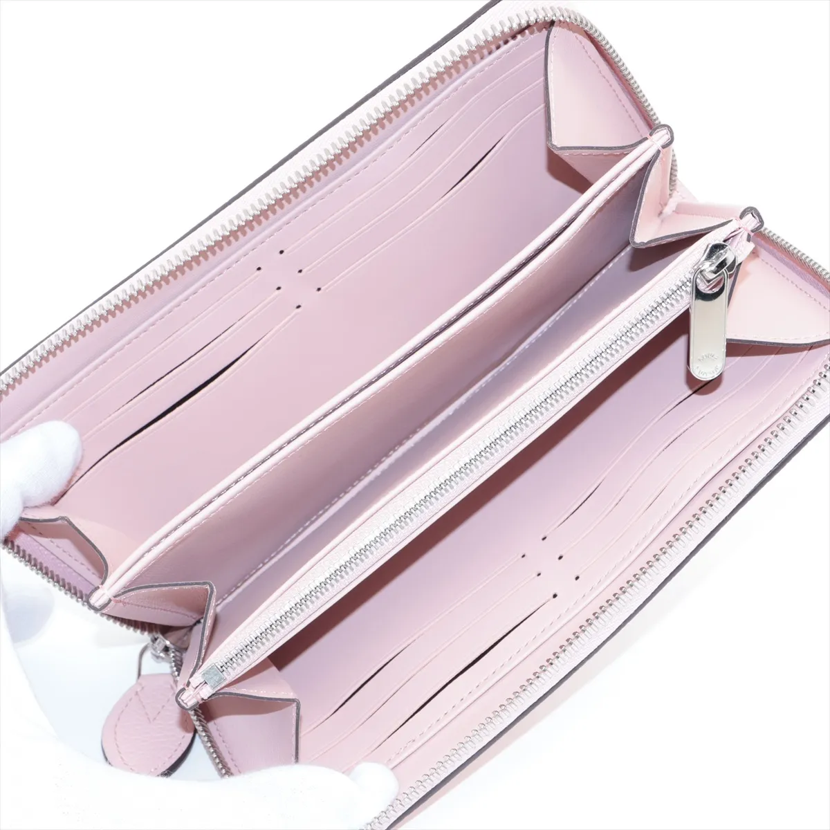 Mahina Zippy Wallet M82755 Rose Jasmine Round Zip Wallet RFID Reactive — view 3
