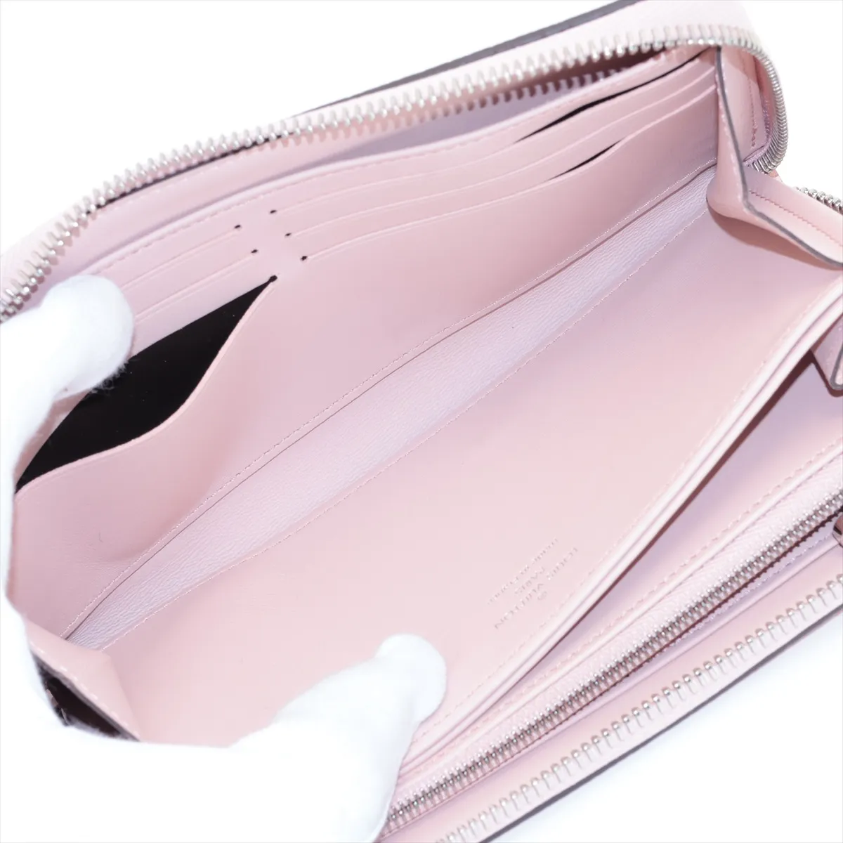 Mahina Zippy Wallet M82755 Rose Jasmine Round Zip Wallet RFID Reactive — view 5