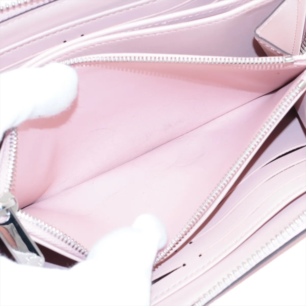 Mahina Zippy Wallet M82755 Rose Jasmine Round Zip Wallet RFID Reactive — view 10