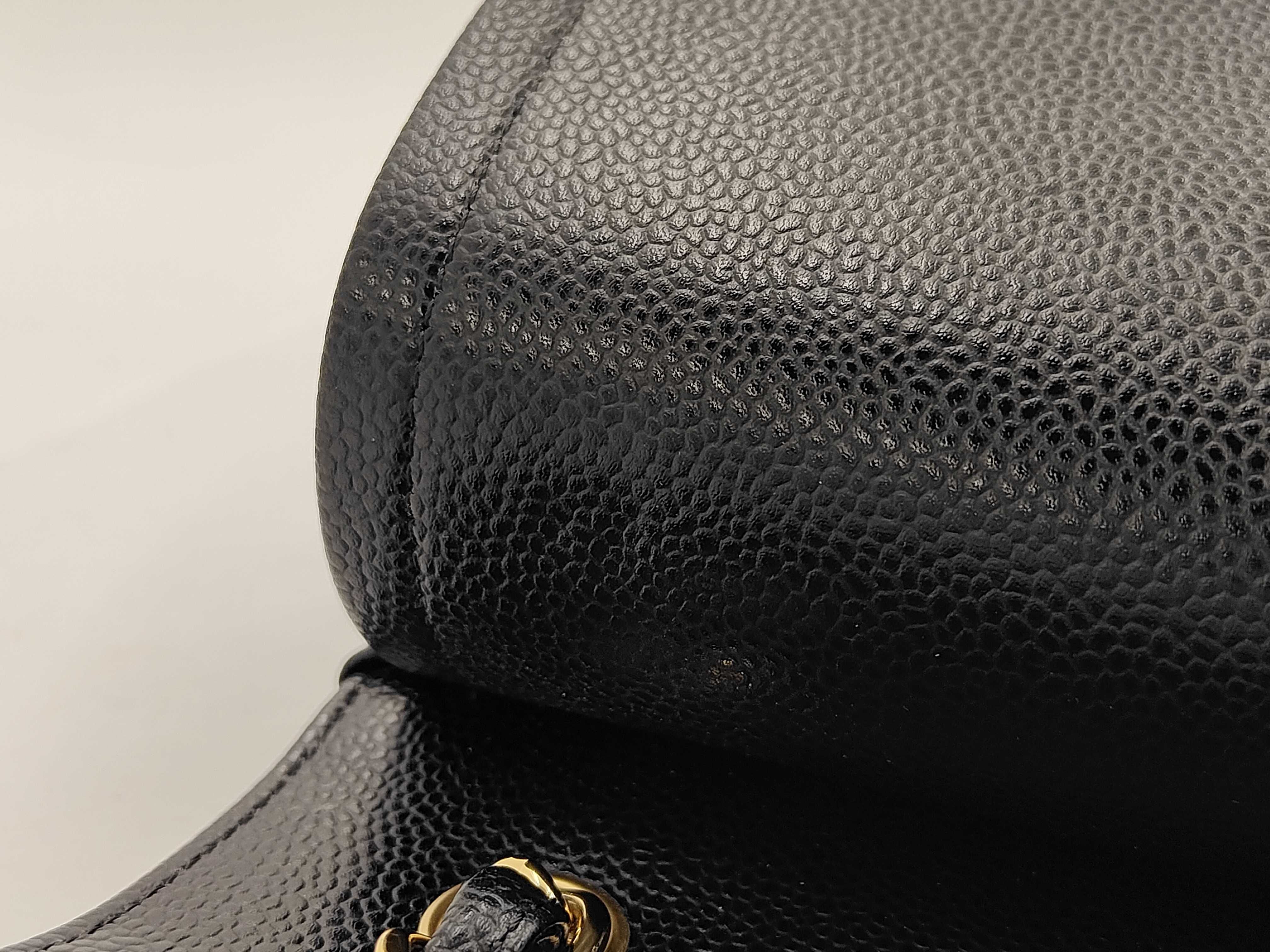 BAG CAVIAR SKIN CLASSIC GHW DOUBLE FLAP SERIES 25 CAVIAR SKIN NO CARD BUTWITH HOLOGRAM Bag — view 12