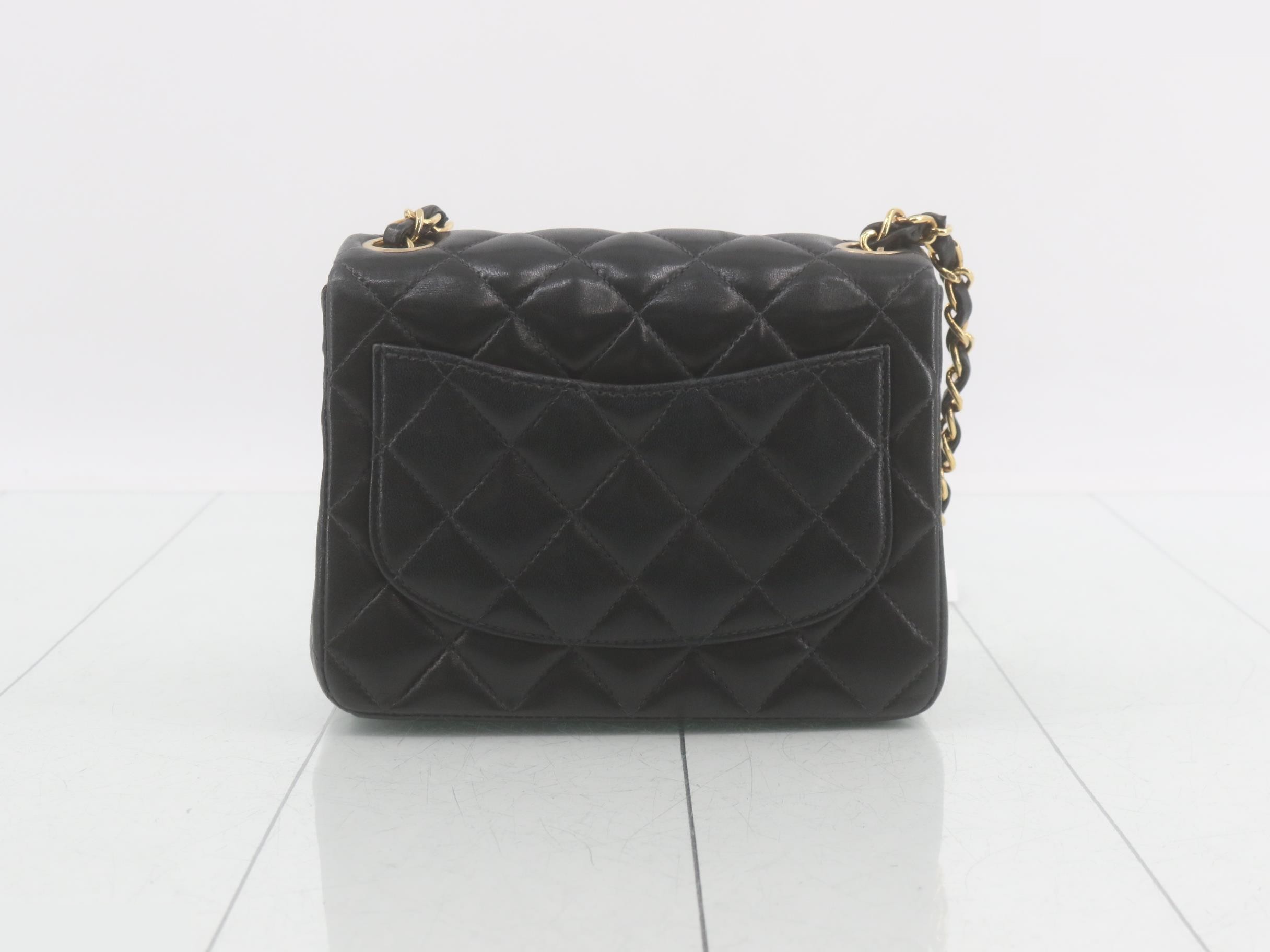 Mini Matelassé Lambskin Chain Shoulder Bag, Series 15 — view 2