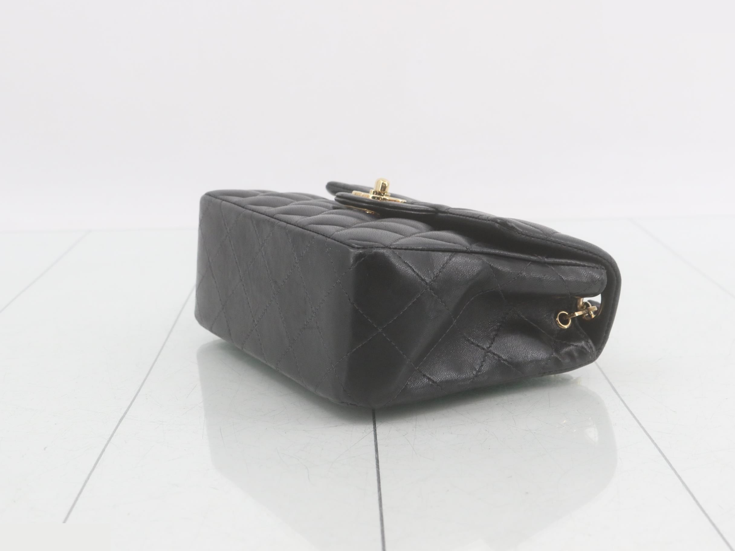 Mini Matelassé Lambskin Chain Shoulder Bag, Series 15 — view 6