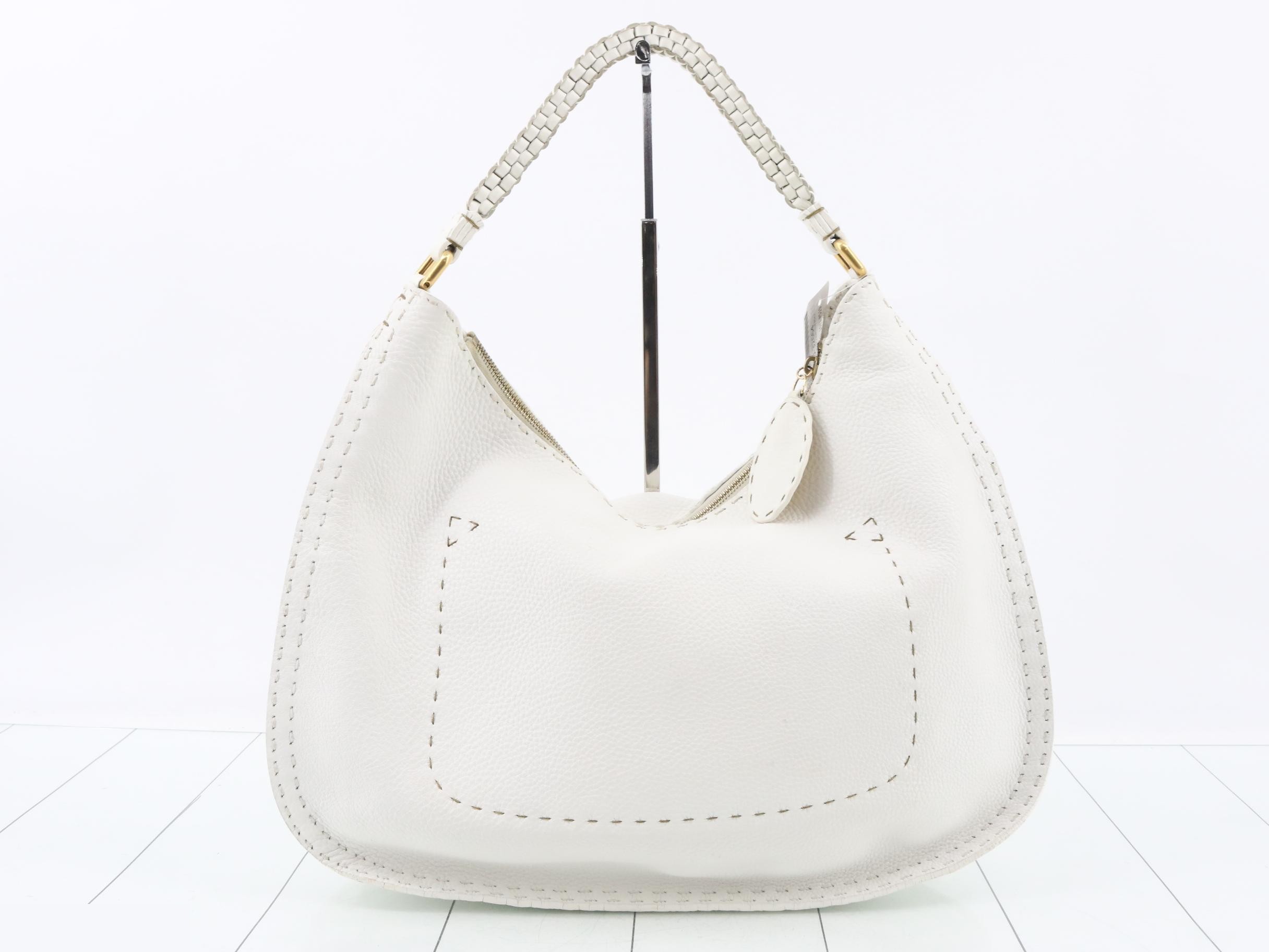 Selleria Shoulder Bag, White — view 2