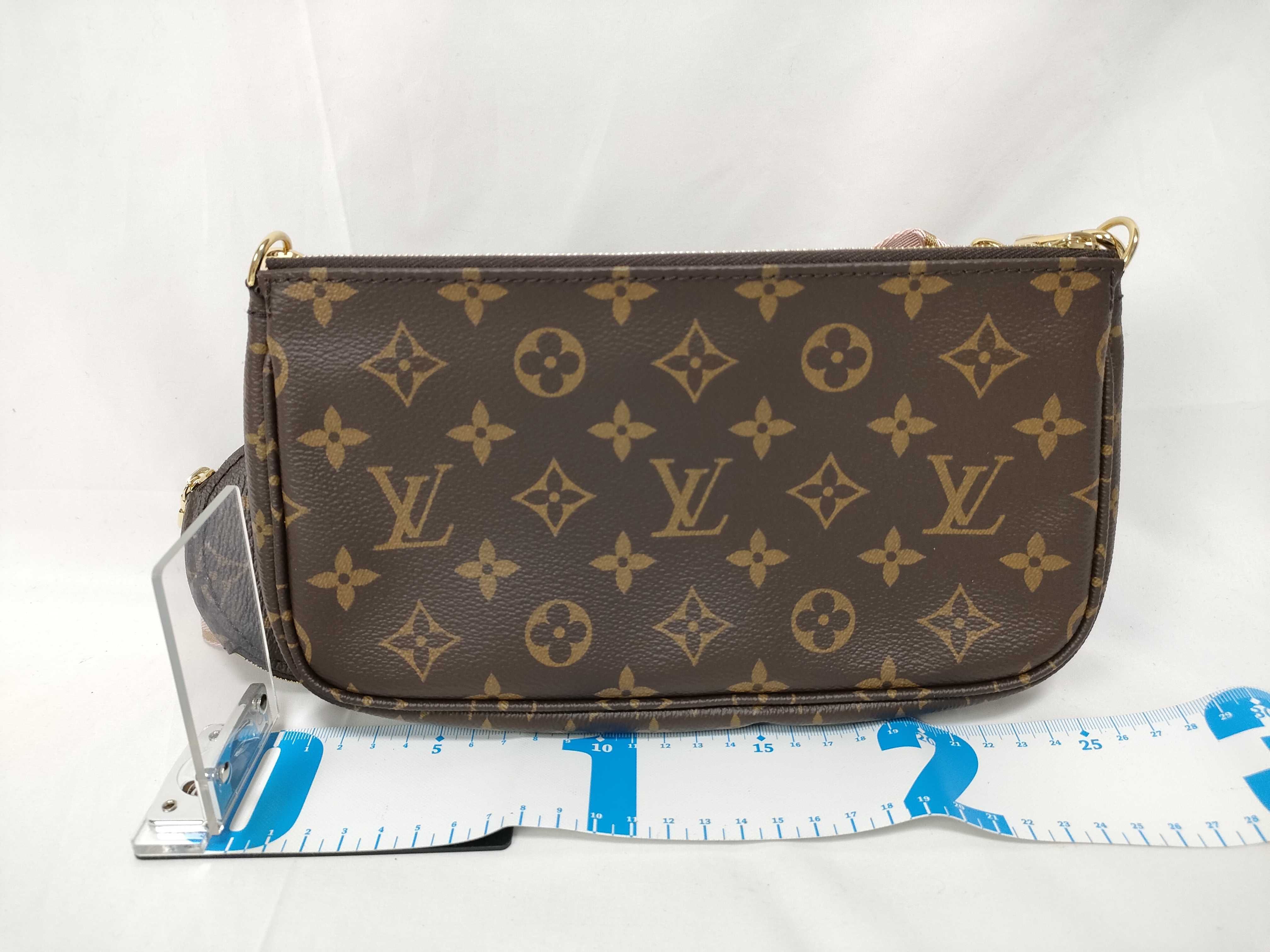 Monogram M44840 Monogram Multi Pochette Accessoires Rose Clair Shoulder Bag — view 2