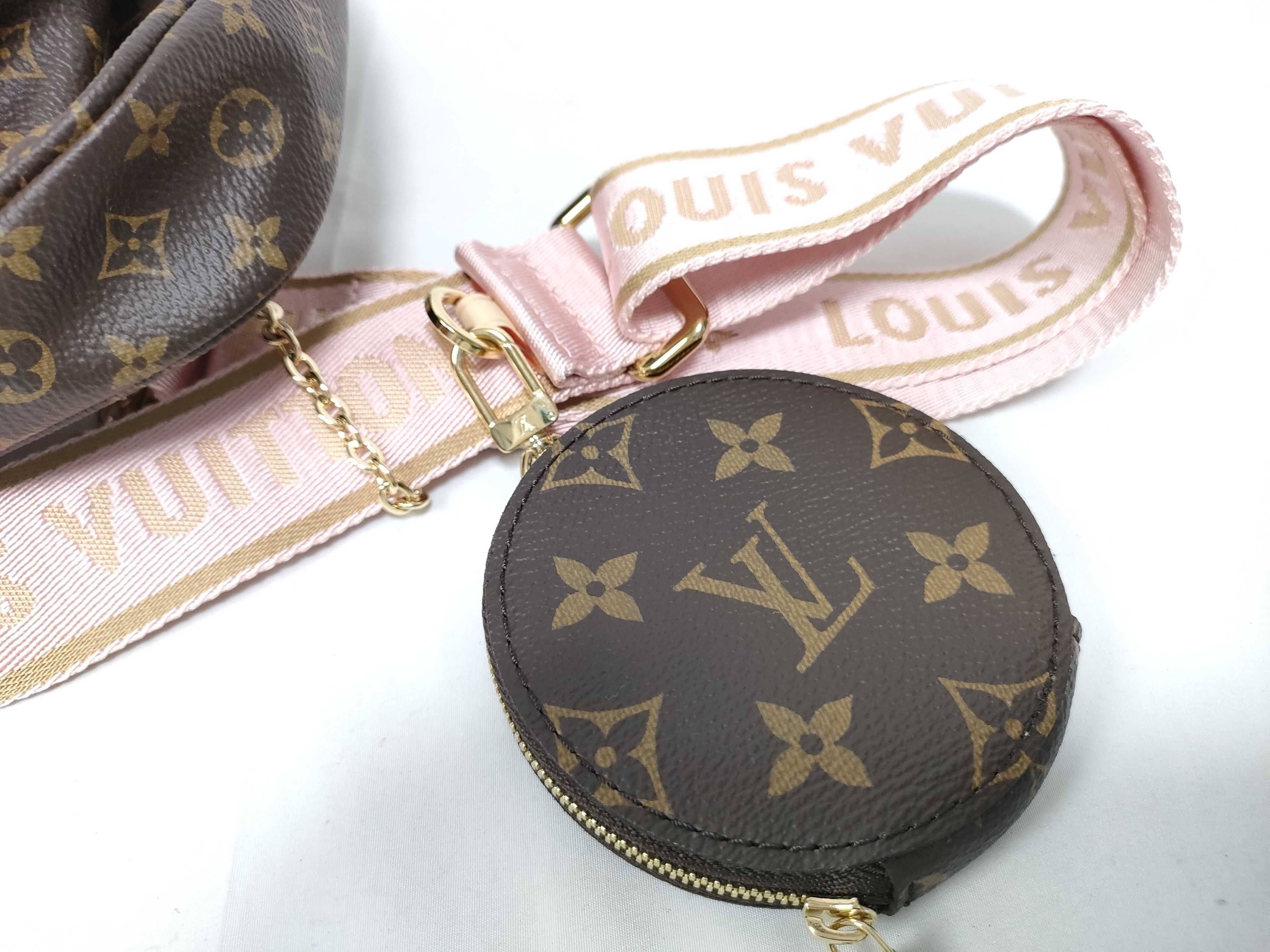 Monogram M44840 Monogram Multi Pochette Accessoires Rose Clair Shoulder Bag — view 15