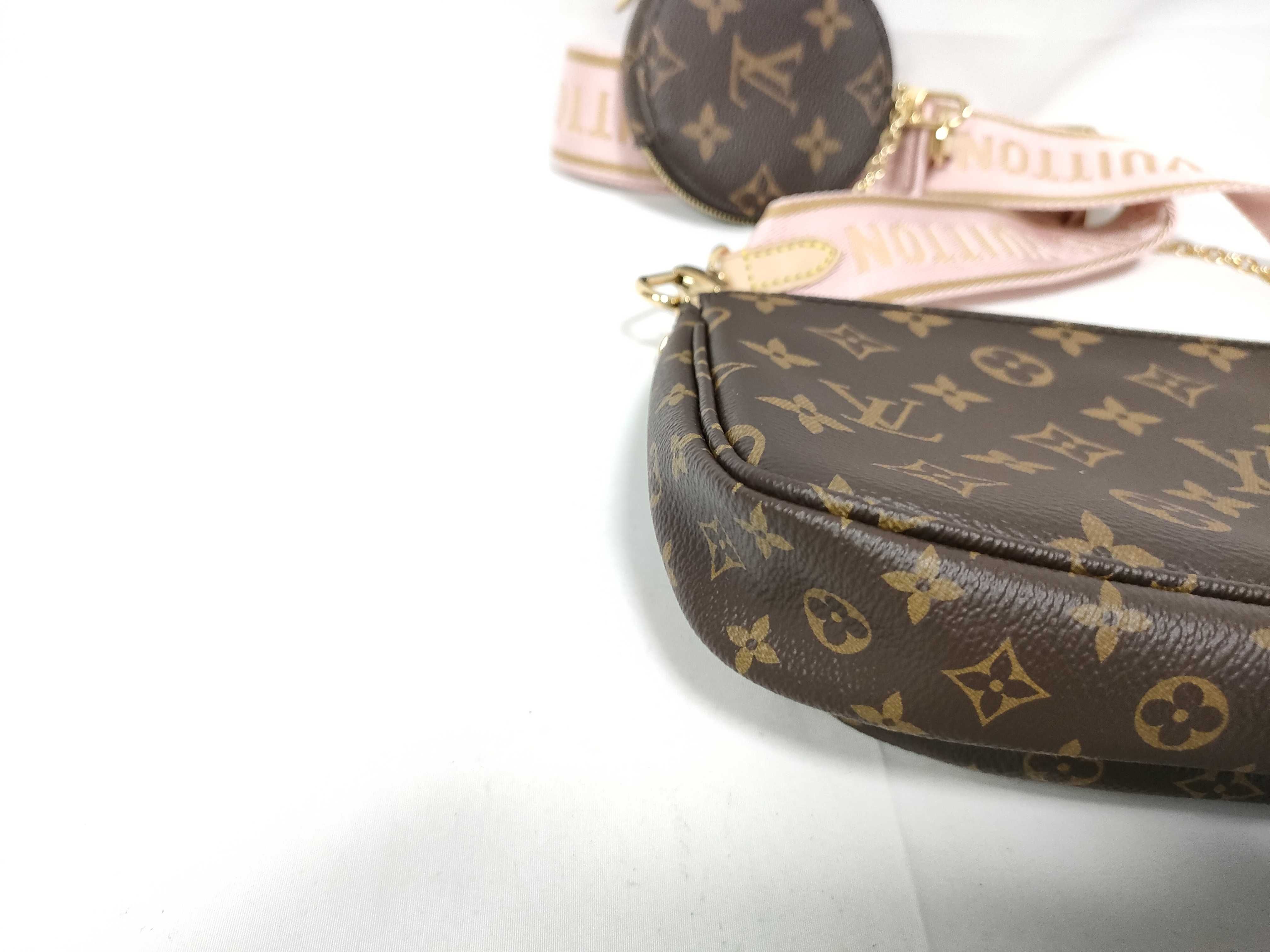 Monogram M44840 Monogram Multi Pochette Accessoires Rose Clair Shoulder Bag — view 5