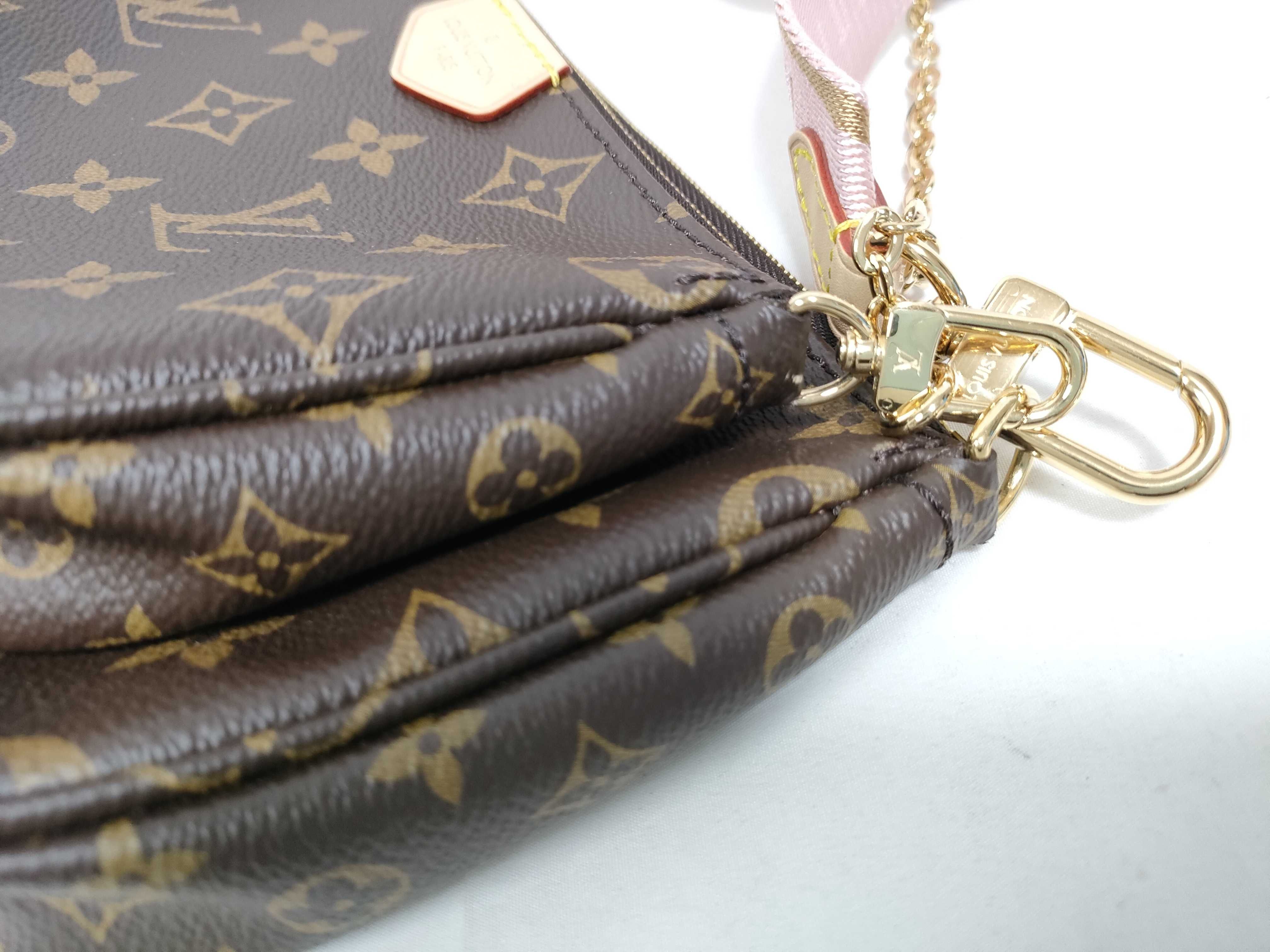 Monogram M44840 Monogram Multi Pochette Accessoires Rose Clair Shoulder Bag — view 6