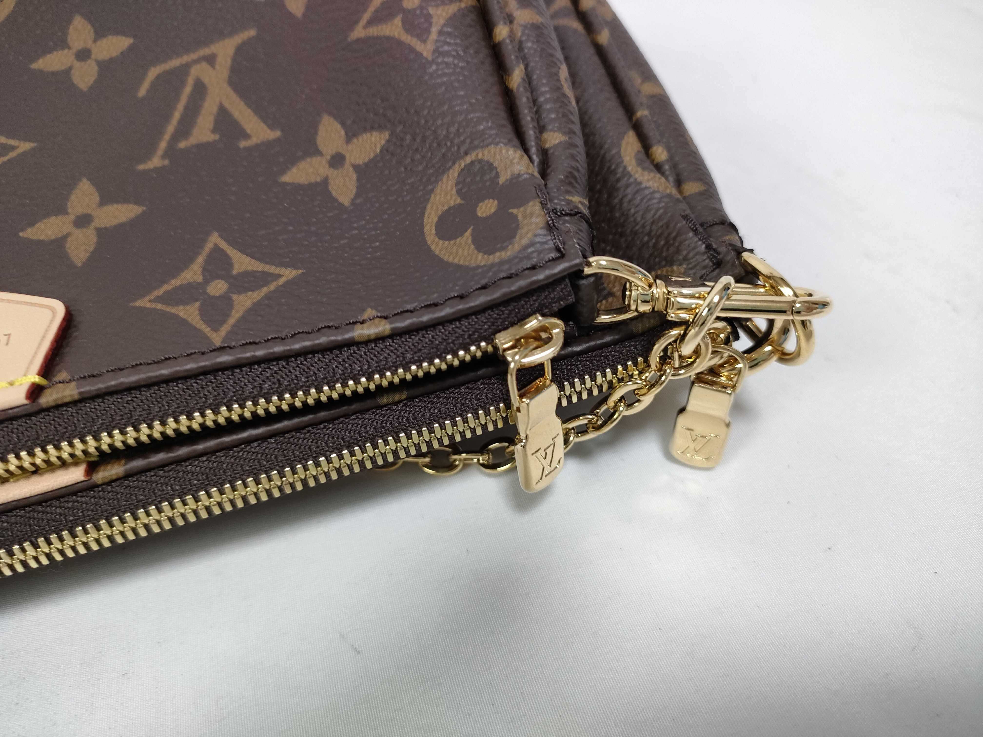 Monogram M44840 Monogram Multi Pochette Accessoires Rose Clair Shoulder Bag — view 9