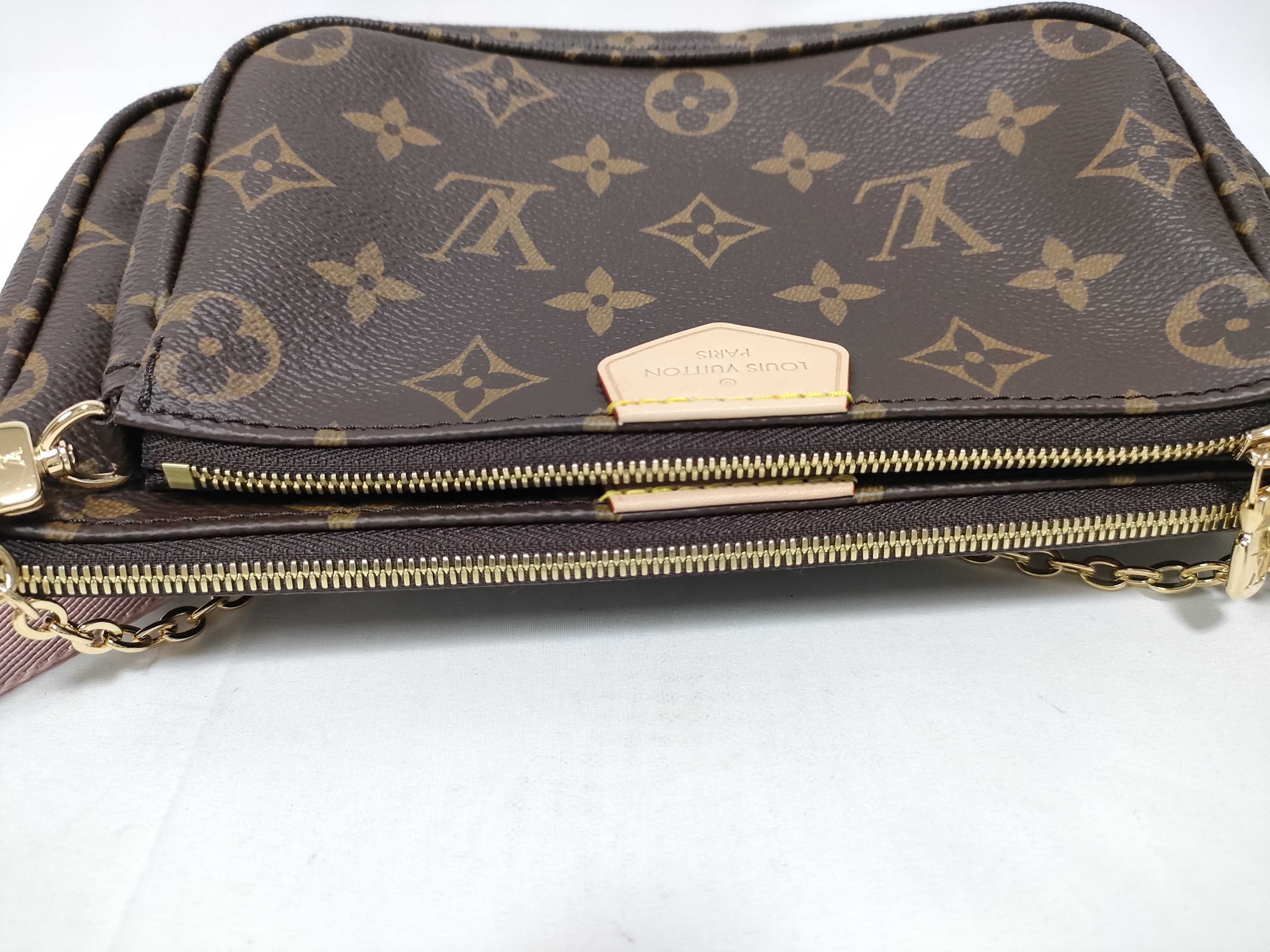 Monogram M44840 Monogram Multi Pochette Accessoires Rose Clair Shoulder Bag — view 10