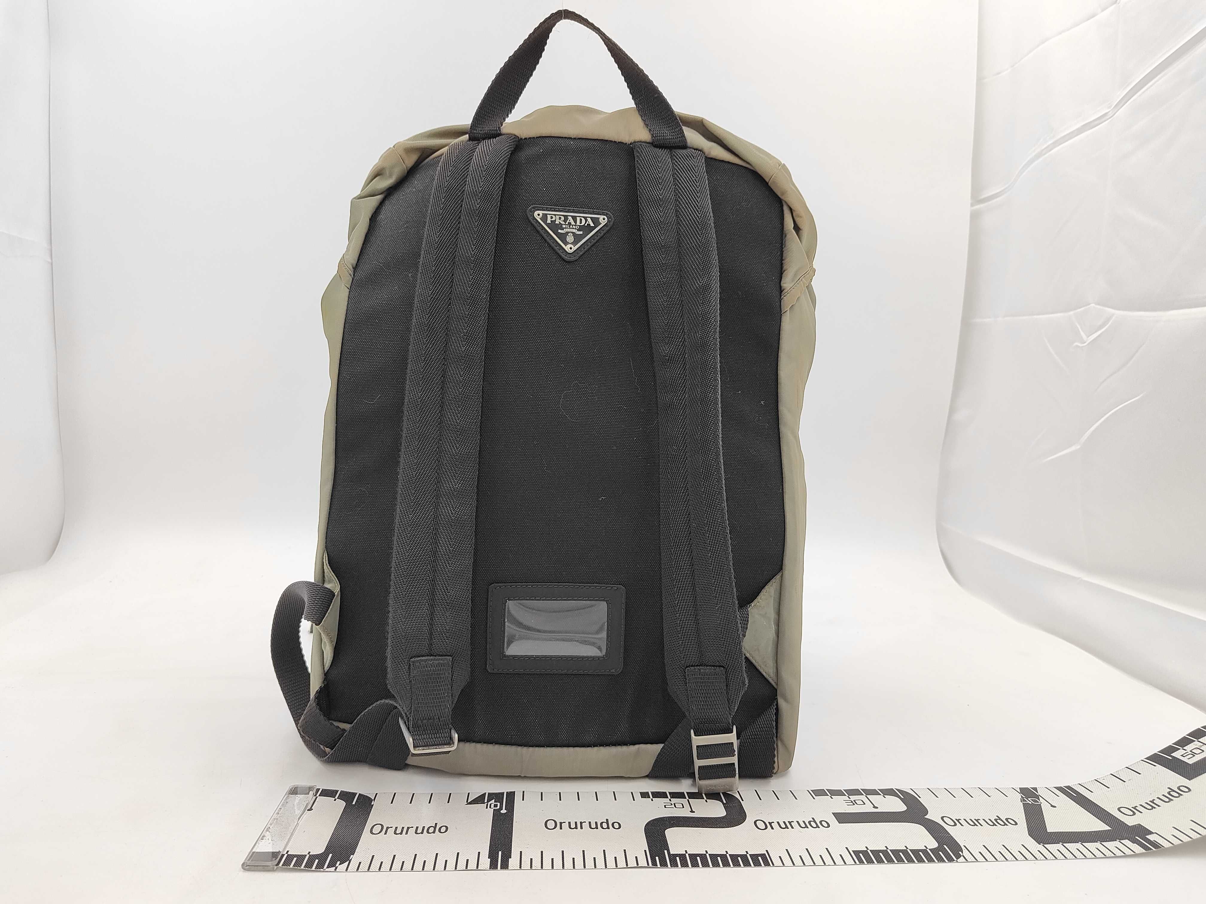 Tessuto Backpack with Triangle Logo, Nylon, Other Accessories — view 2