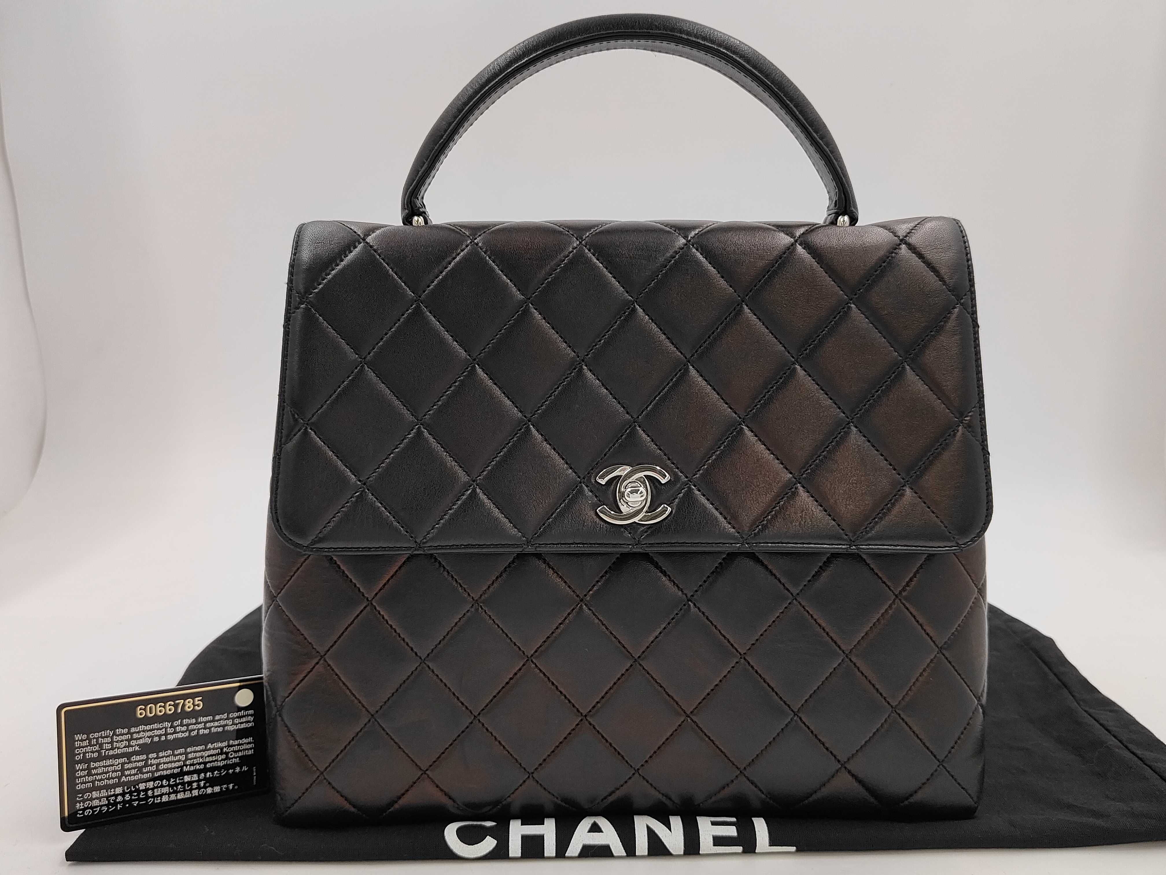 Tote Bag (Matte Lambskin, with Guarantee Card)