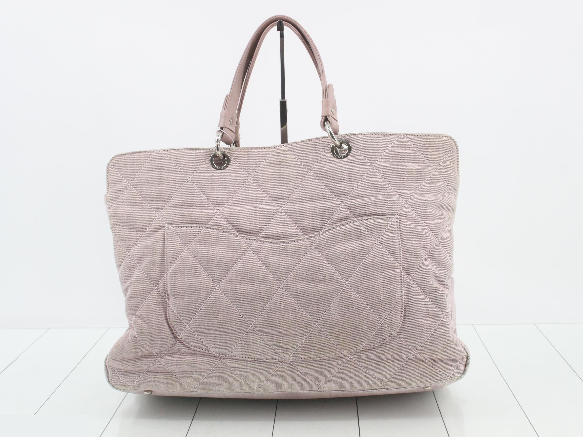 Canvas pink handbag — view 2
