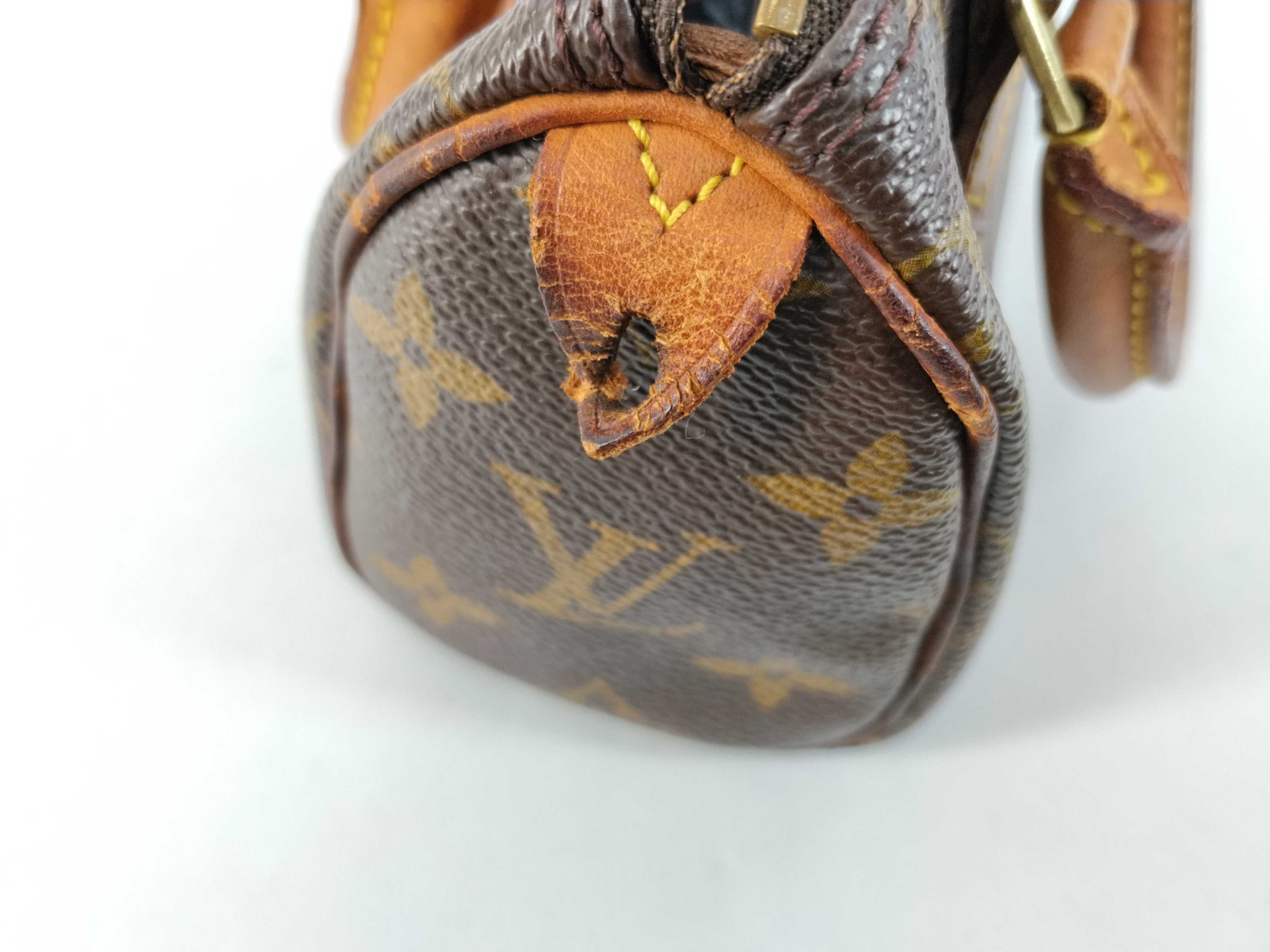 Monogram Louis Vuitton Monogram Mini Speedy Boston Bag — view 12