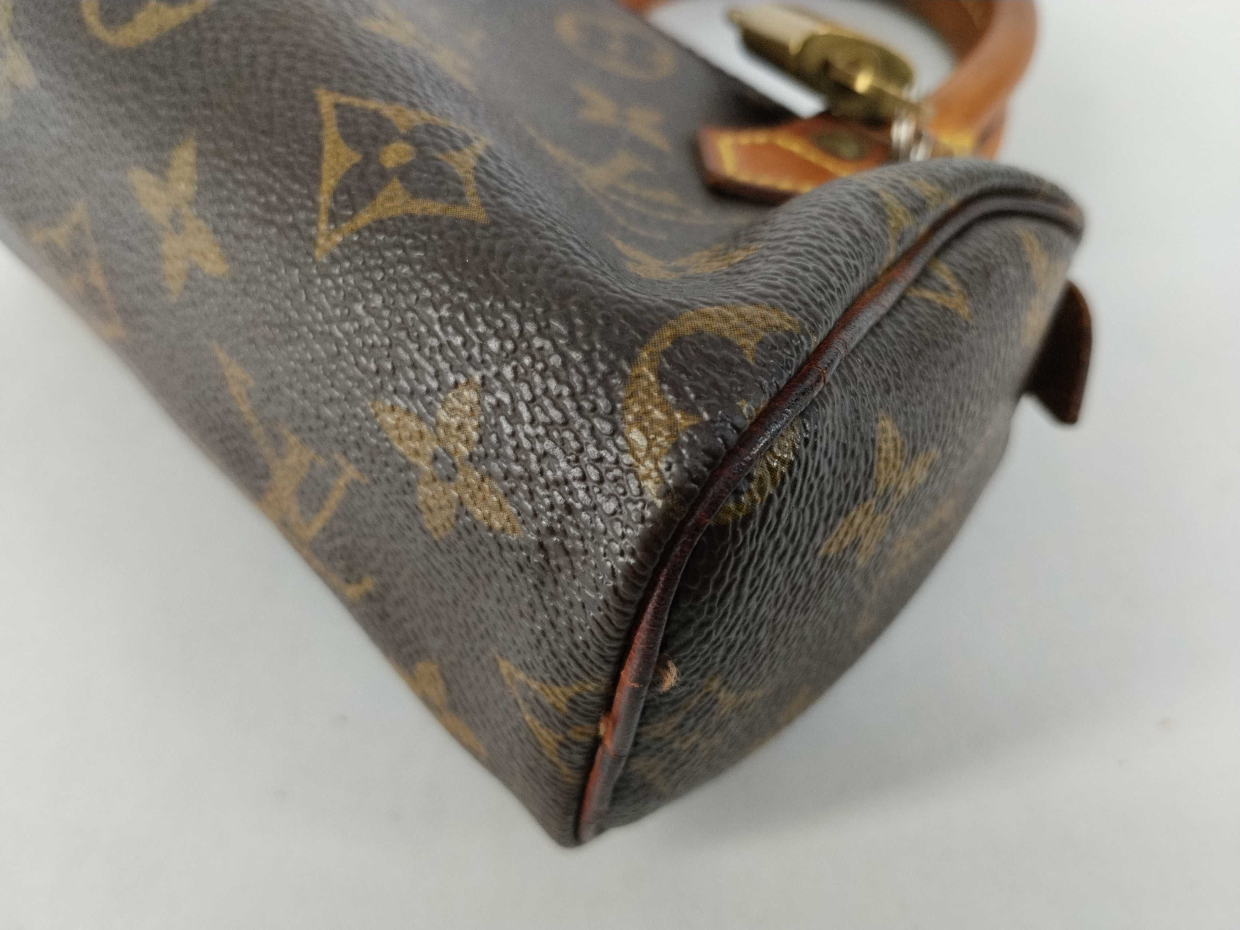 Monogram Louis Vuitton Monogram Mini Speedy Boston Bag — view 6