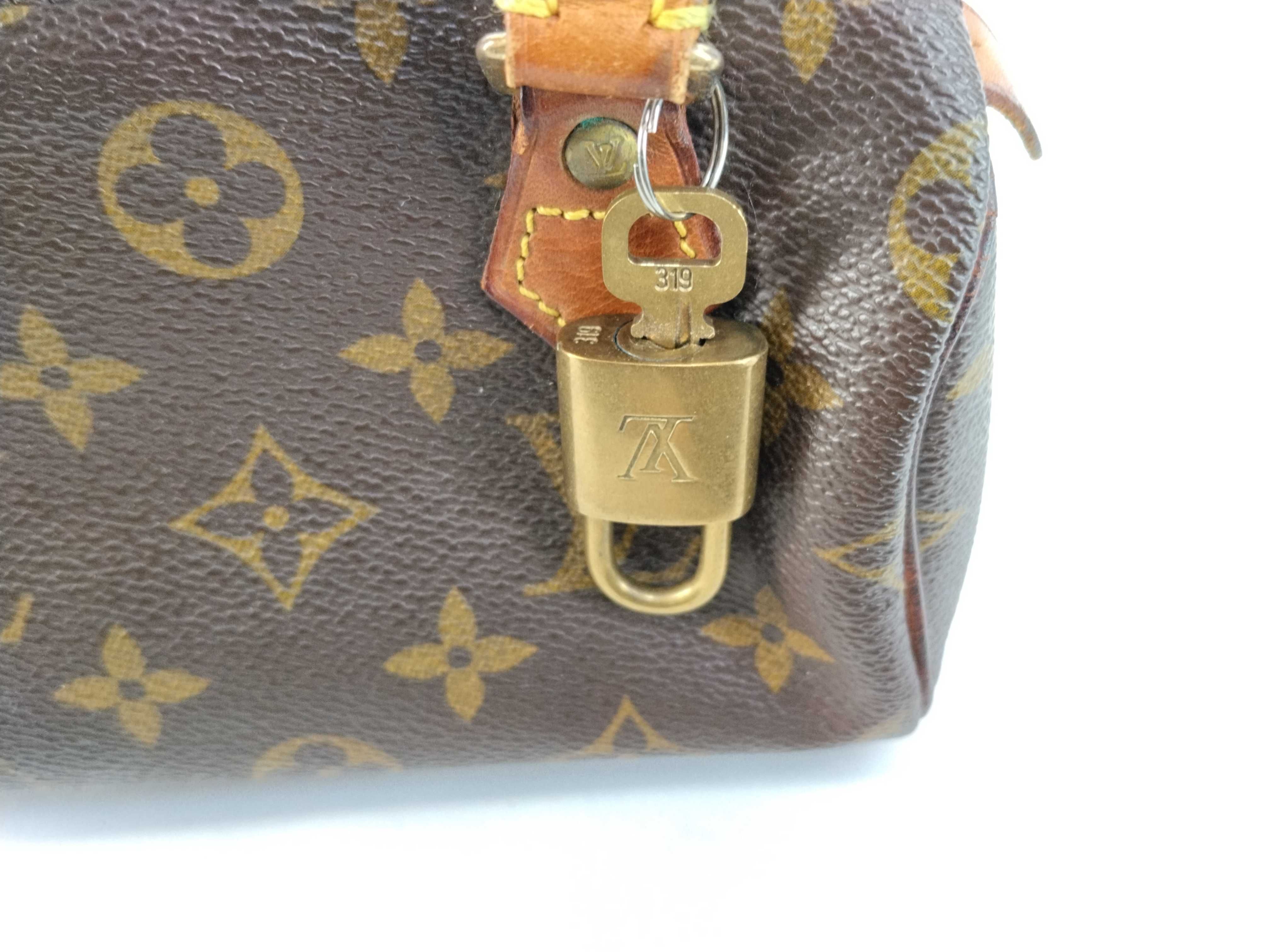 Monogram Louis Vuitton Monogram Mini Speedy Boston Bag — view 8