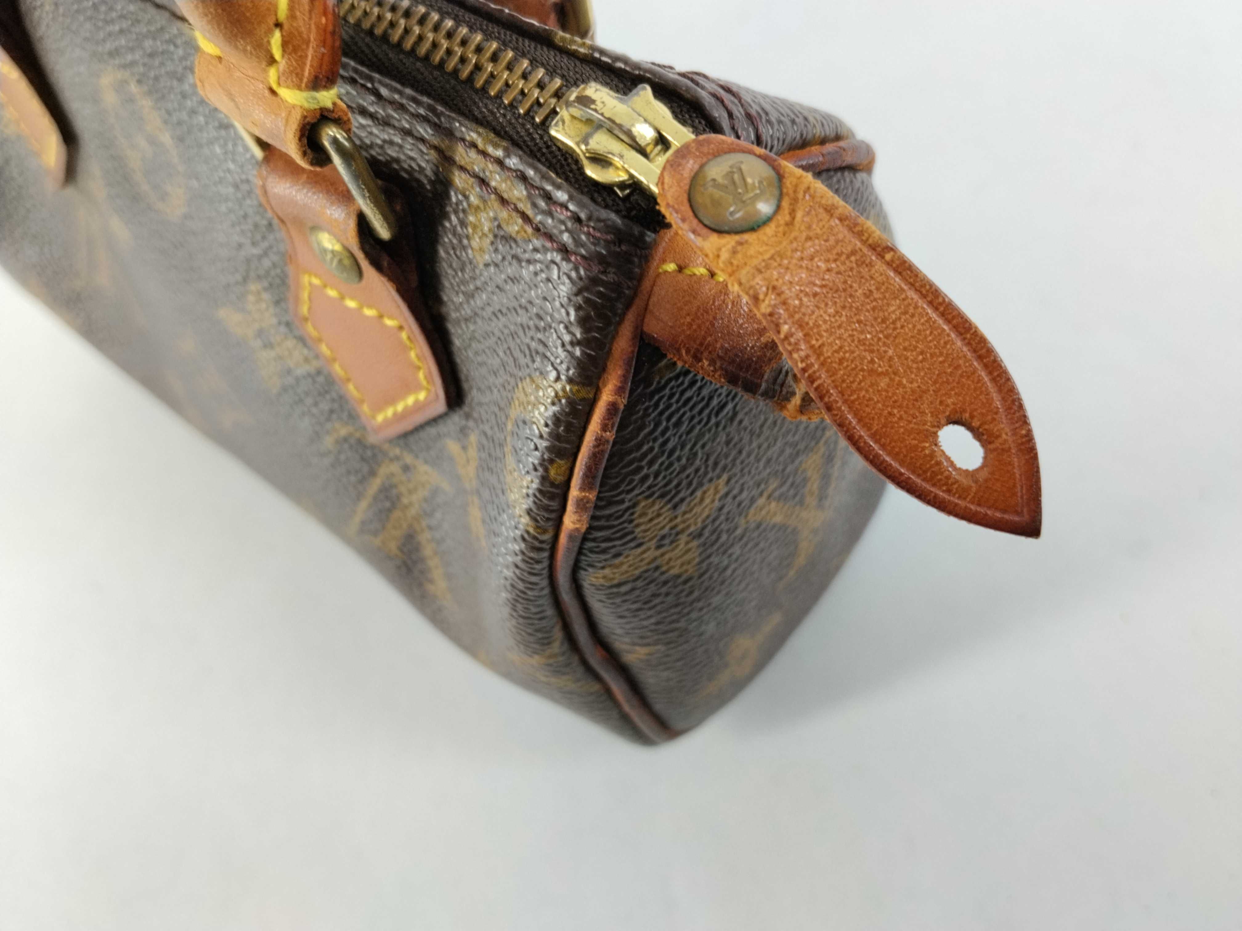 Monogram Louis Vuitton Monogram Mini Speedy Boston Bag — view 9