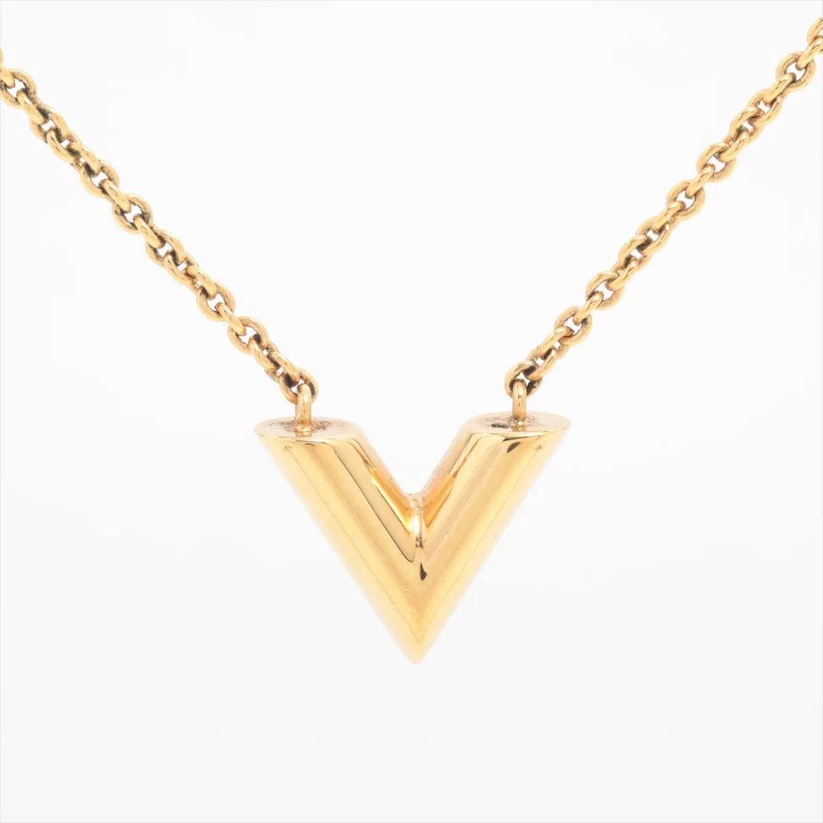 M00857 Essential V LE1294 Necklace, GP Gold. Shows — view 2