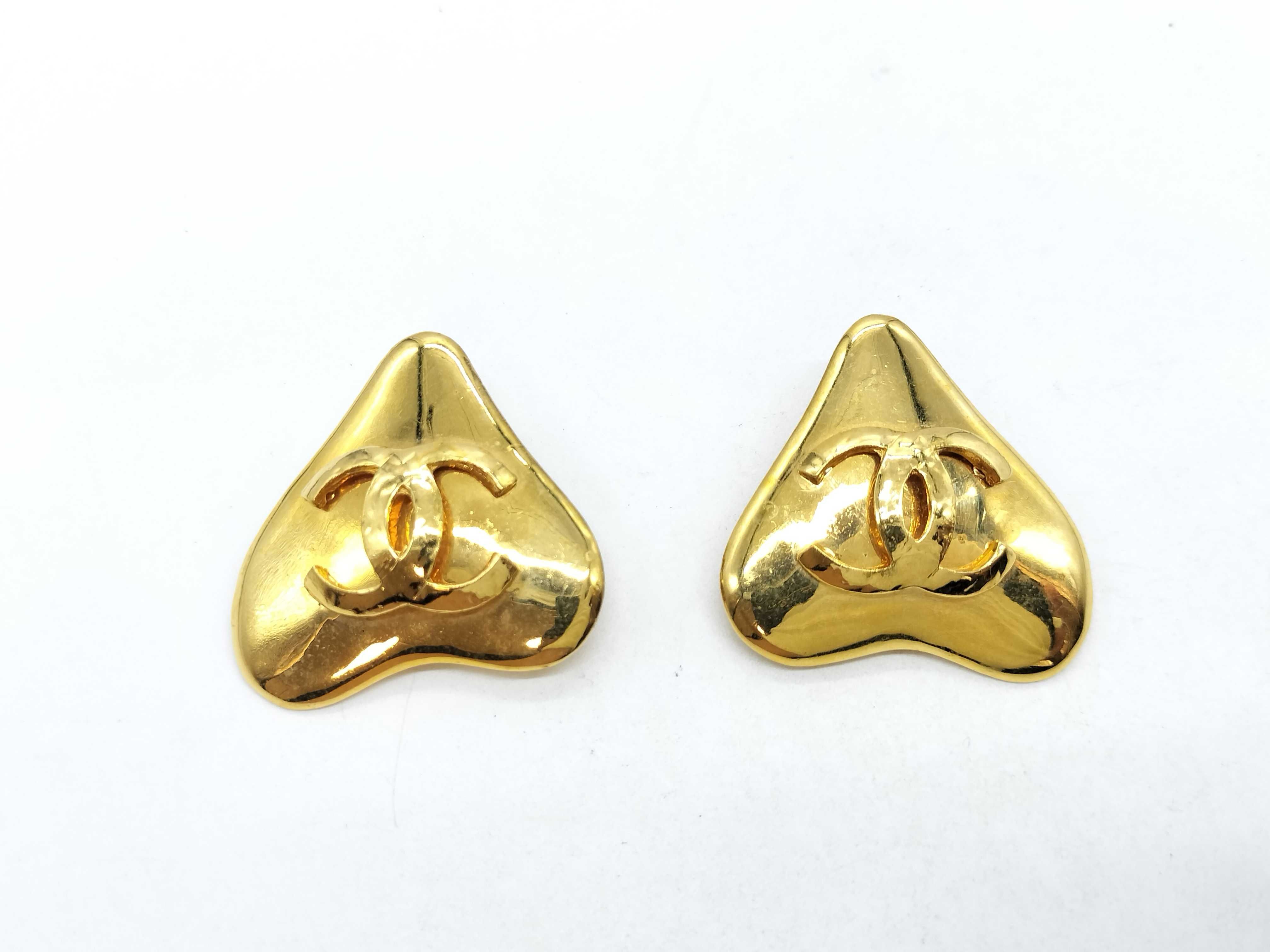 Coco Heart Gold Earrings 93P Earrings