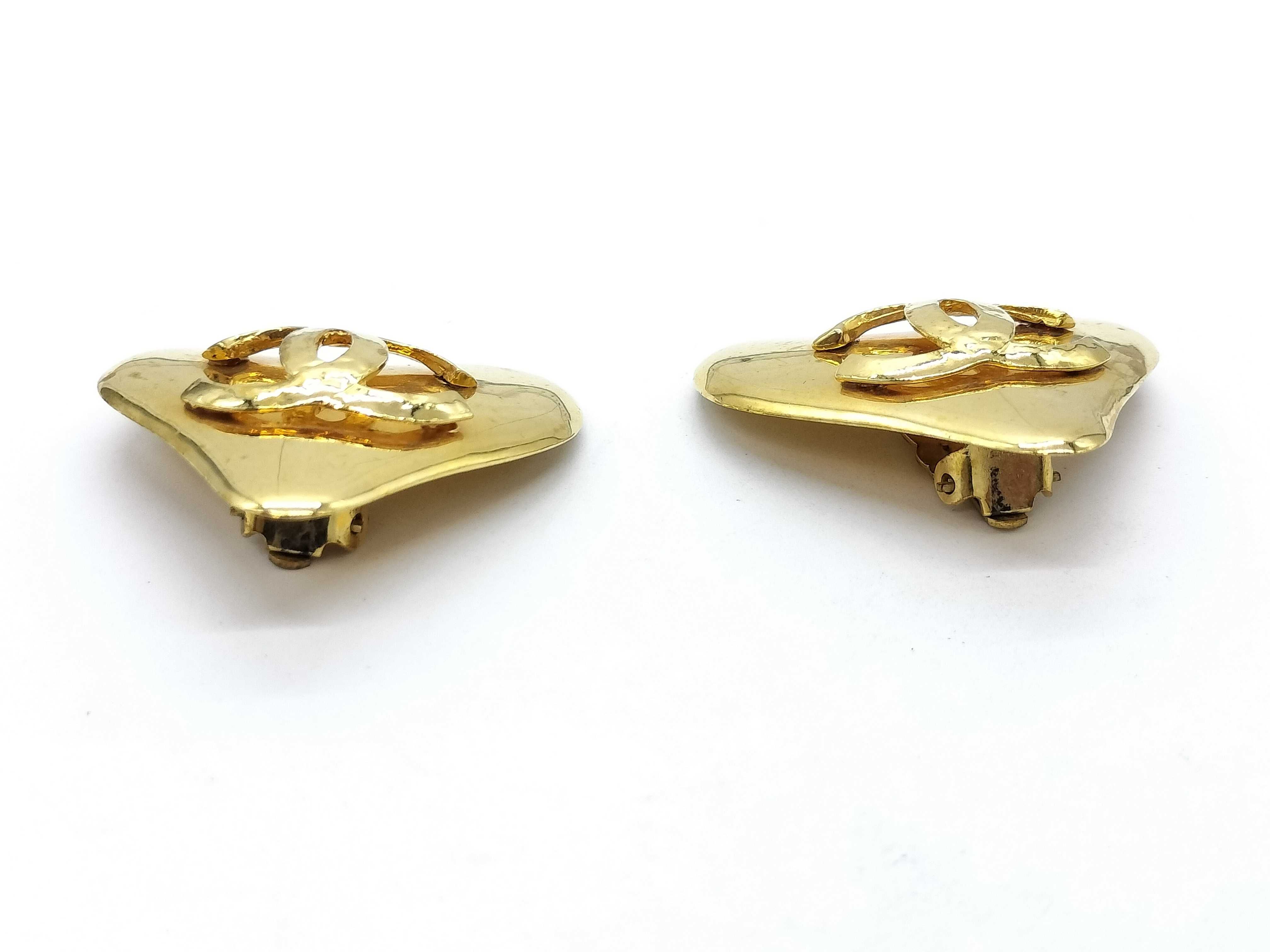 Coco Heart Gold Earrings 93P Earrings — view 3