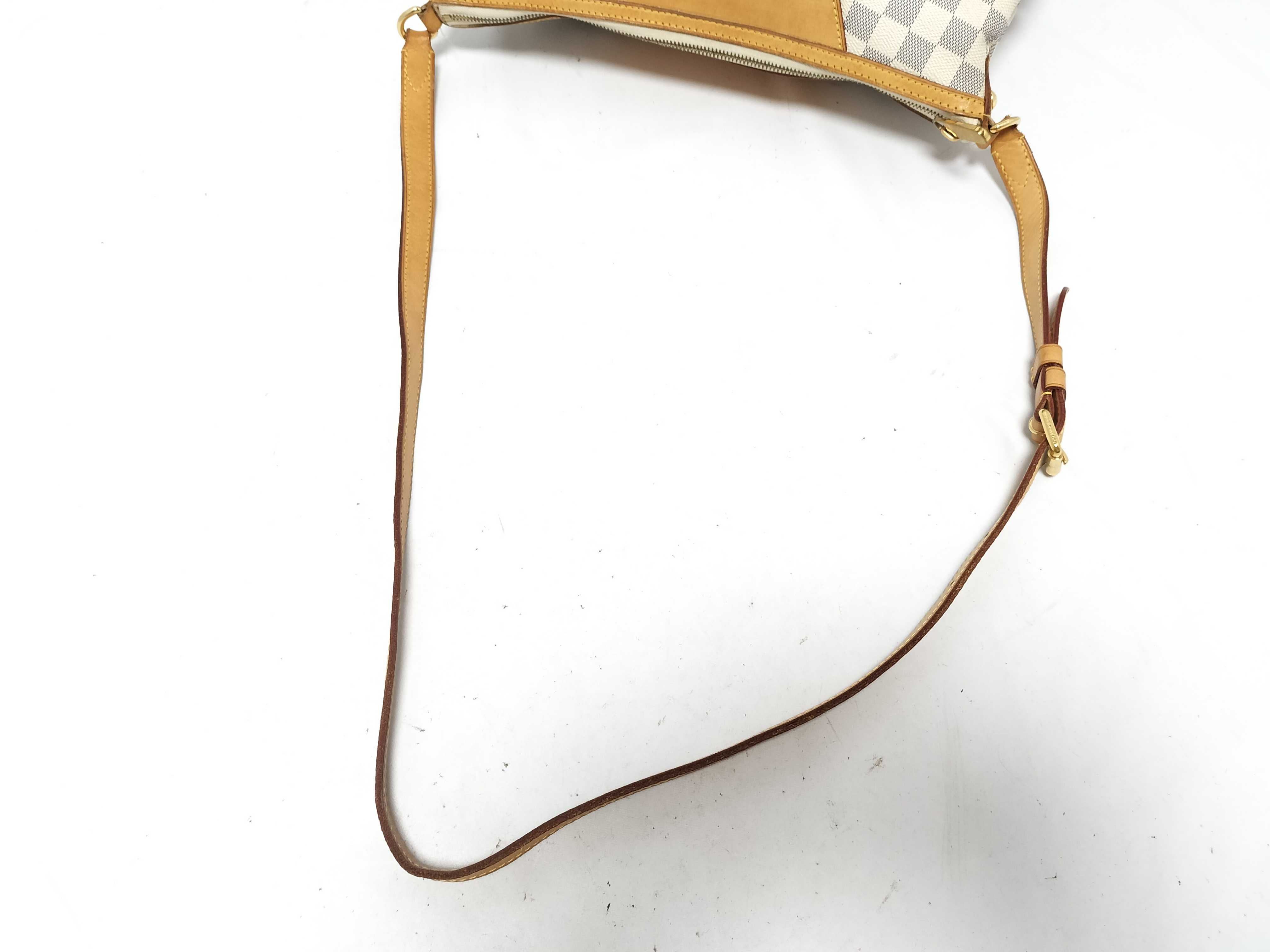 Damier Azur Louis Vuitton Azur Siracusa MM Shoulder Bag (VO8589) Shoulder Bag — view 4