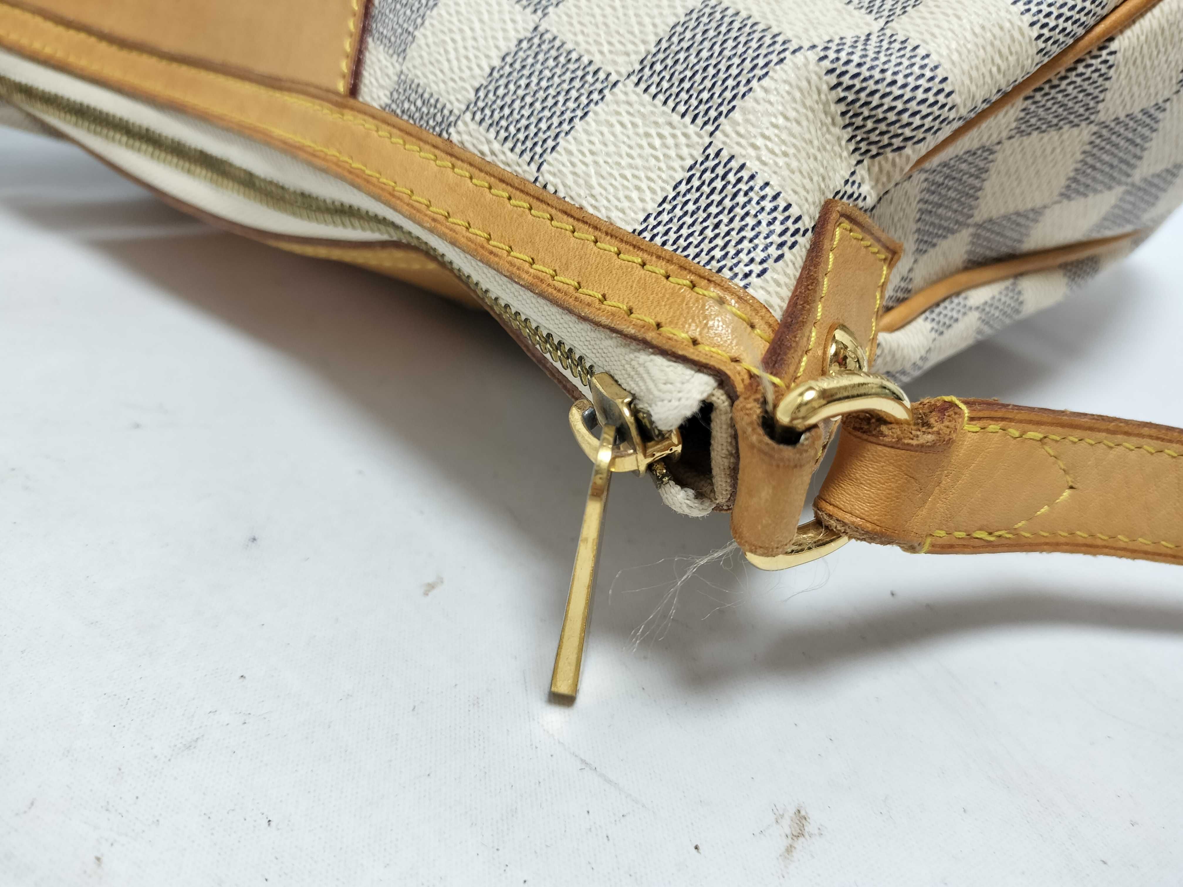 Damier Azur Louis Vuitton Azur Siracusa MM Shoulder Bag (VO8589) Shoulder Bag — view 6
