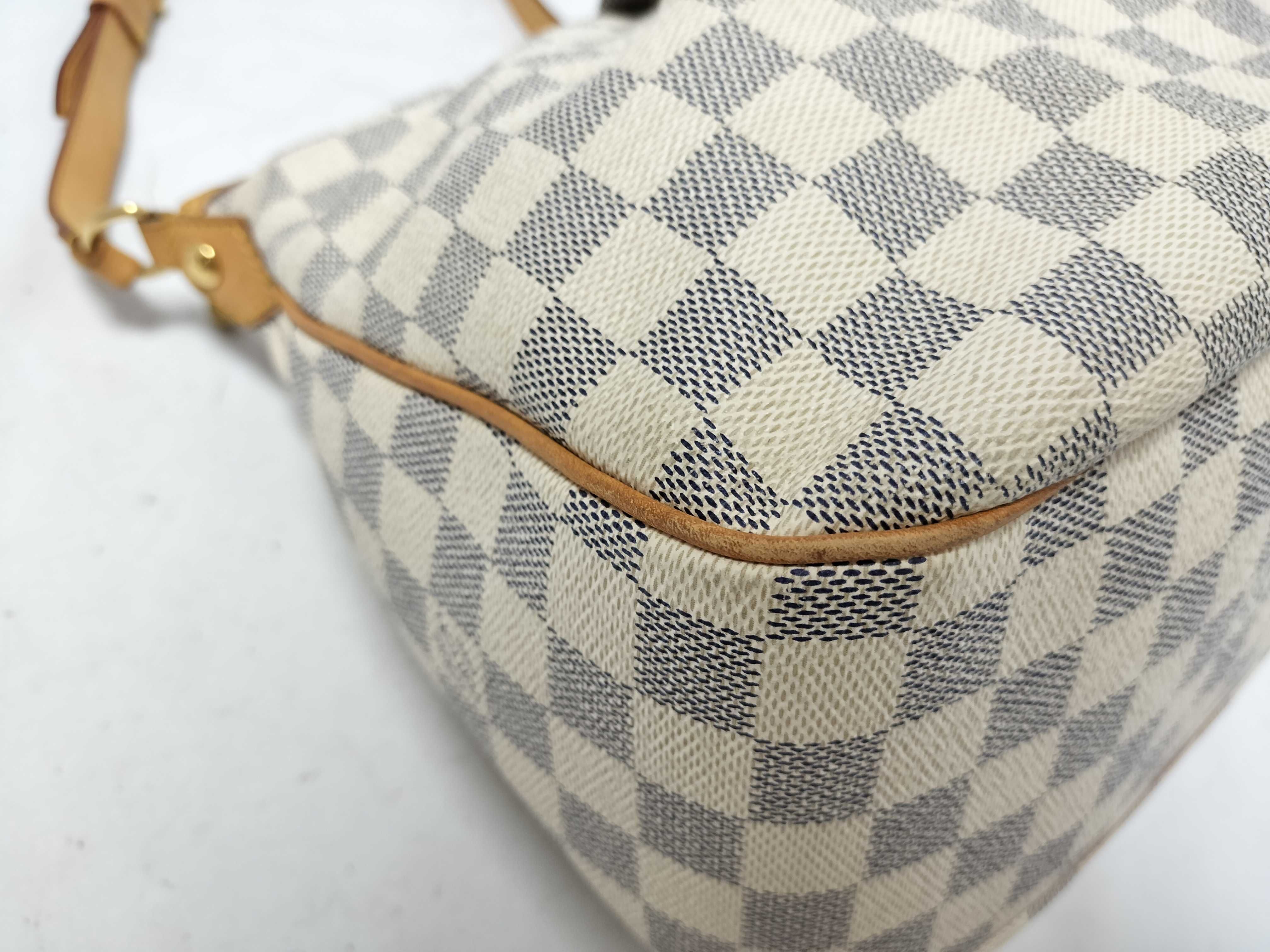 Damier Azur Louis Vuitton Azur Siracusa MM Shoulder Bag (VO8589) Shoulder Bag — view 8