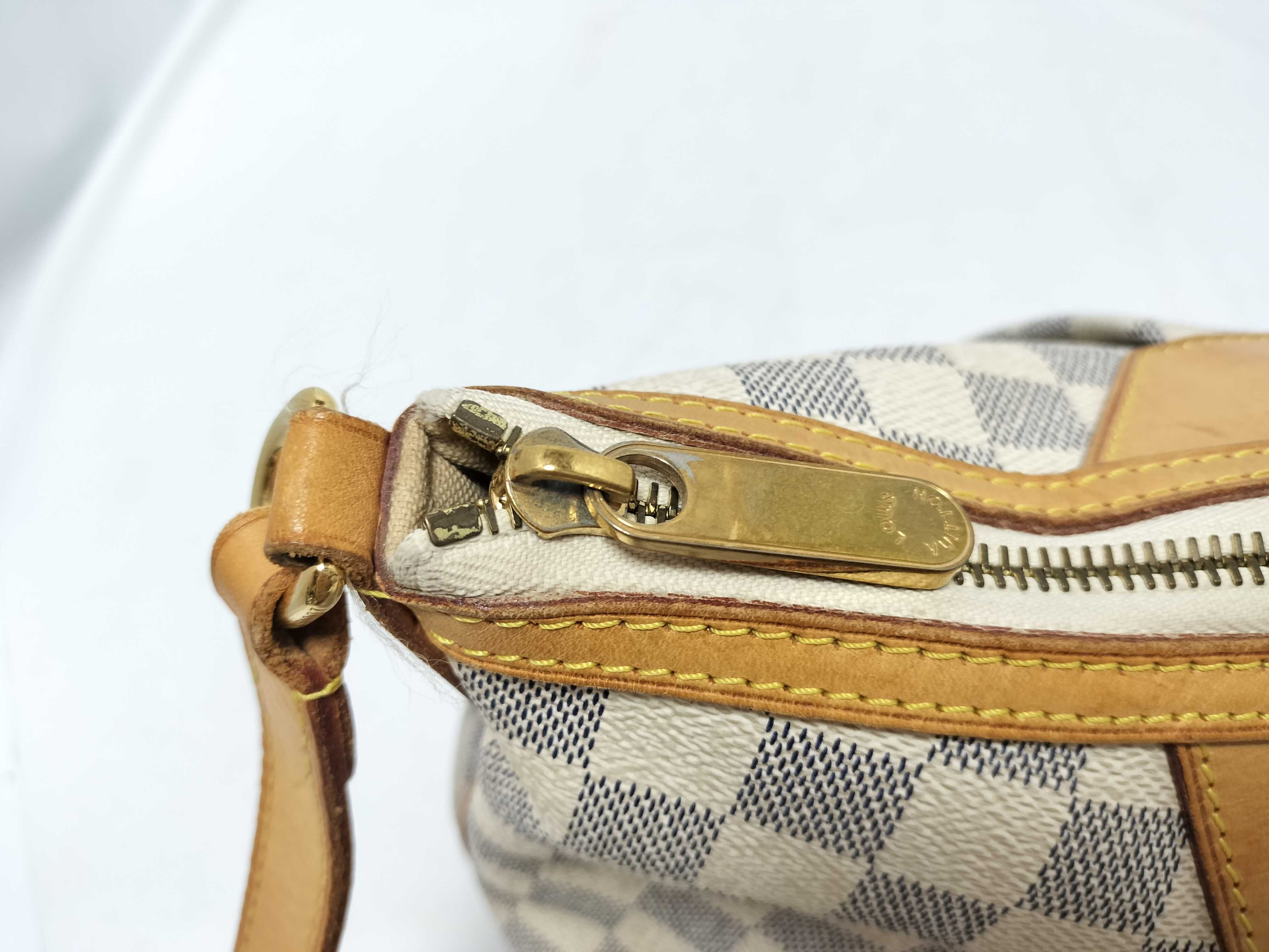 Damier Azur Louis Vuitton Azur Siracusa MM Shoulder Bag (VO8589) Shoulder Bag — view 10