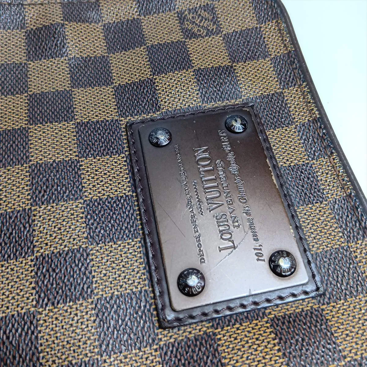Damier Brooklyn PM N51210 SR2019 Brown — view 11