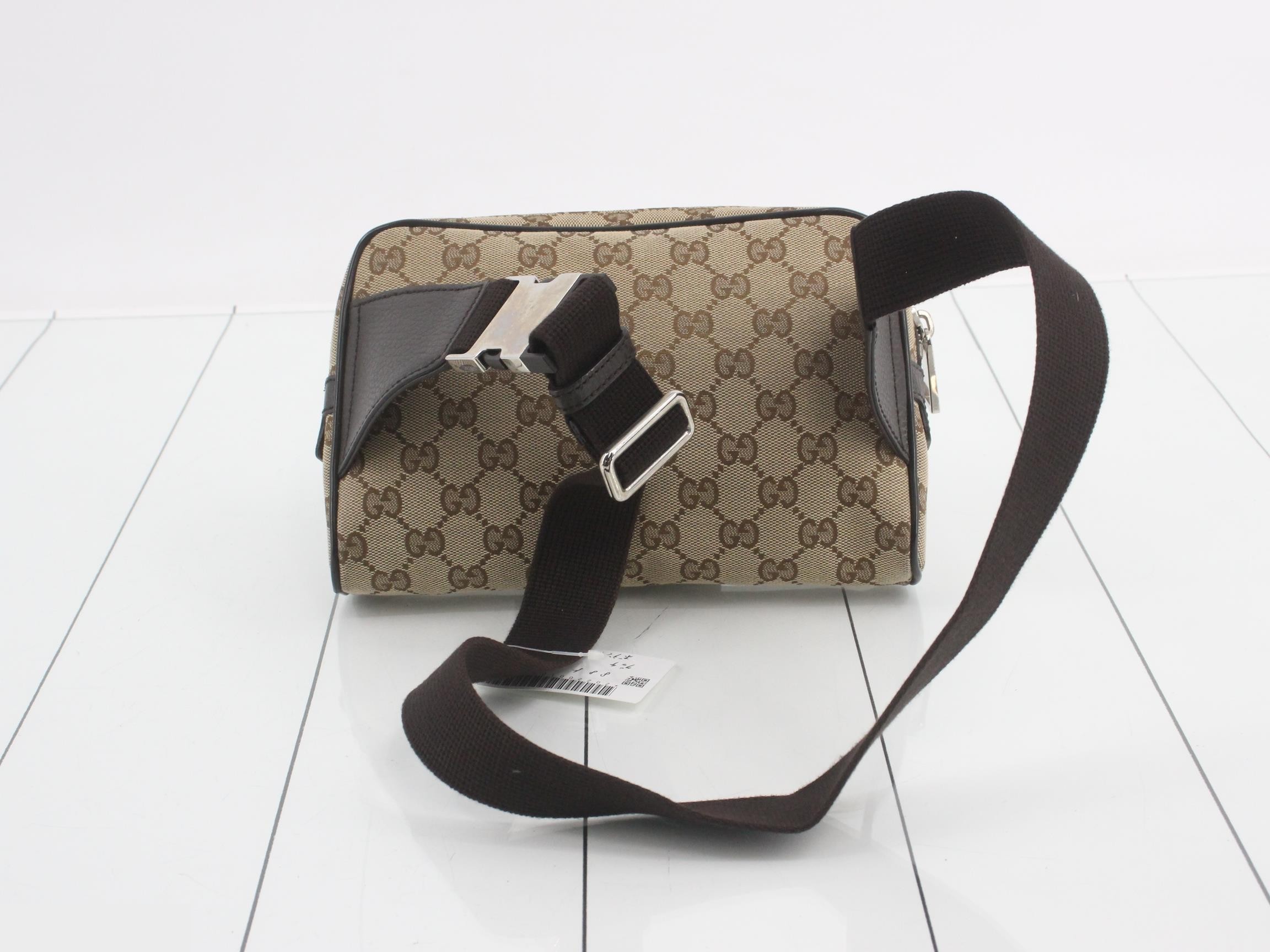 GG Canvas Body Bag / Hip Bag - Beige — view 2
