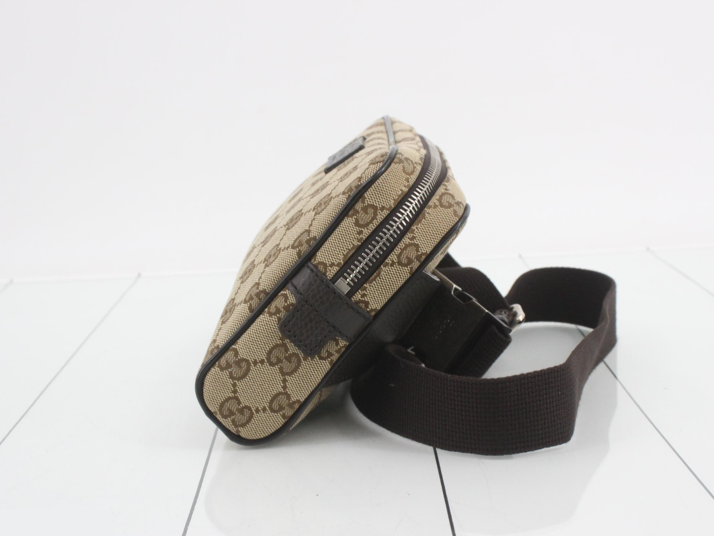 GG Canvas Body Bag / Hip Bag - Beige — view 3