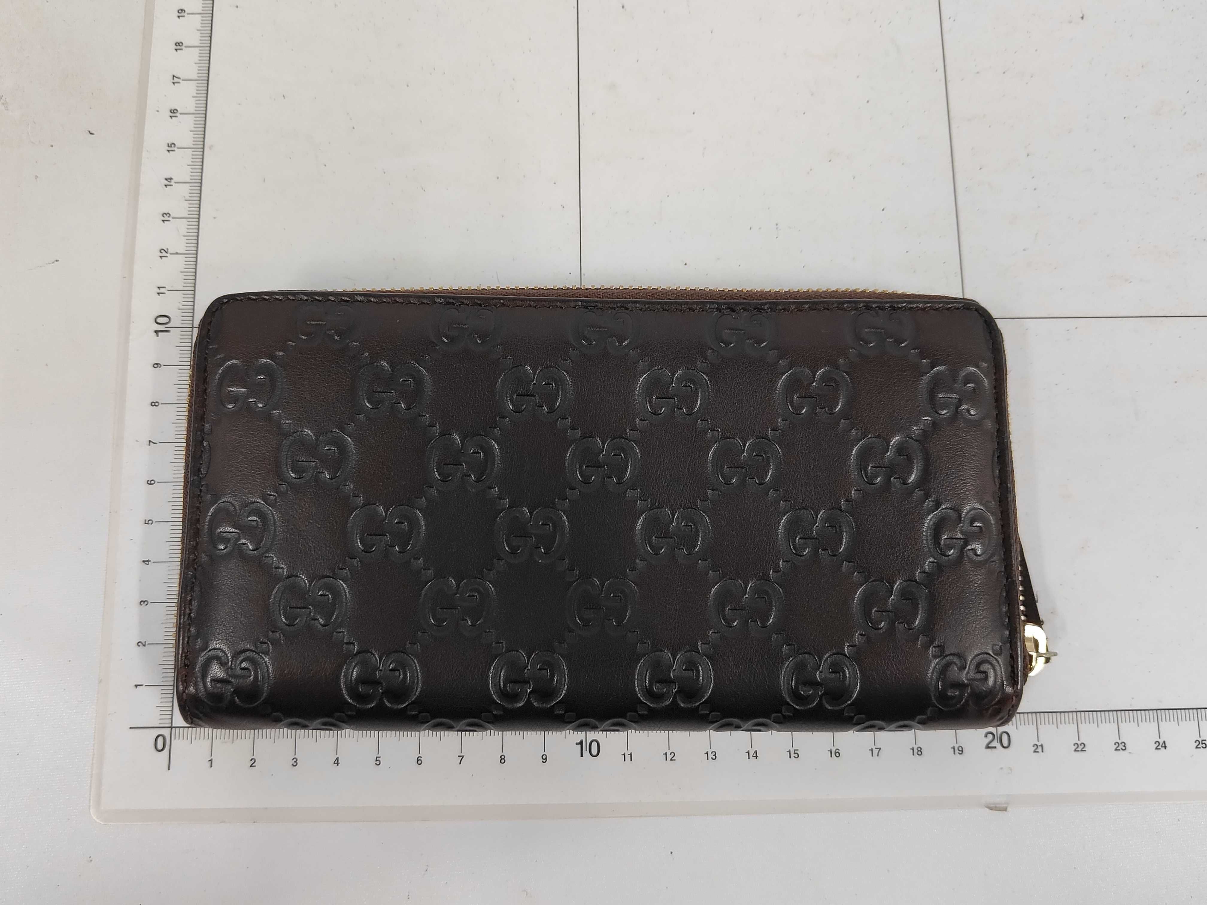 Guccissima Long Wallet, Shima Brown Wallet — view 2