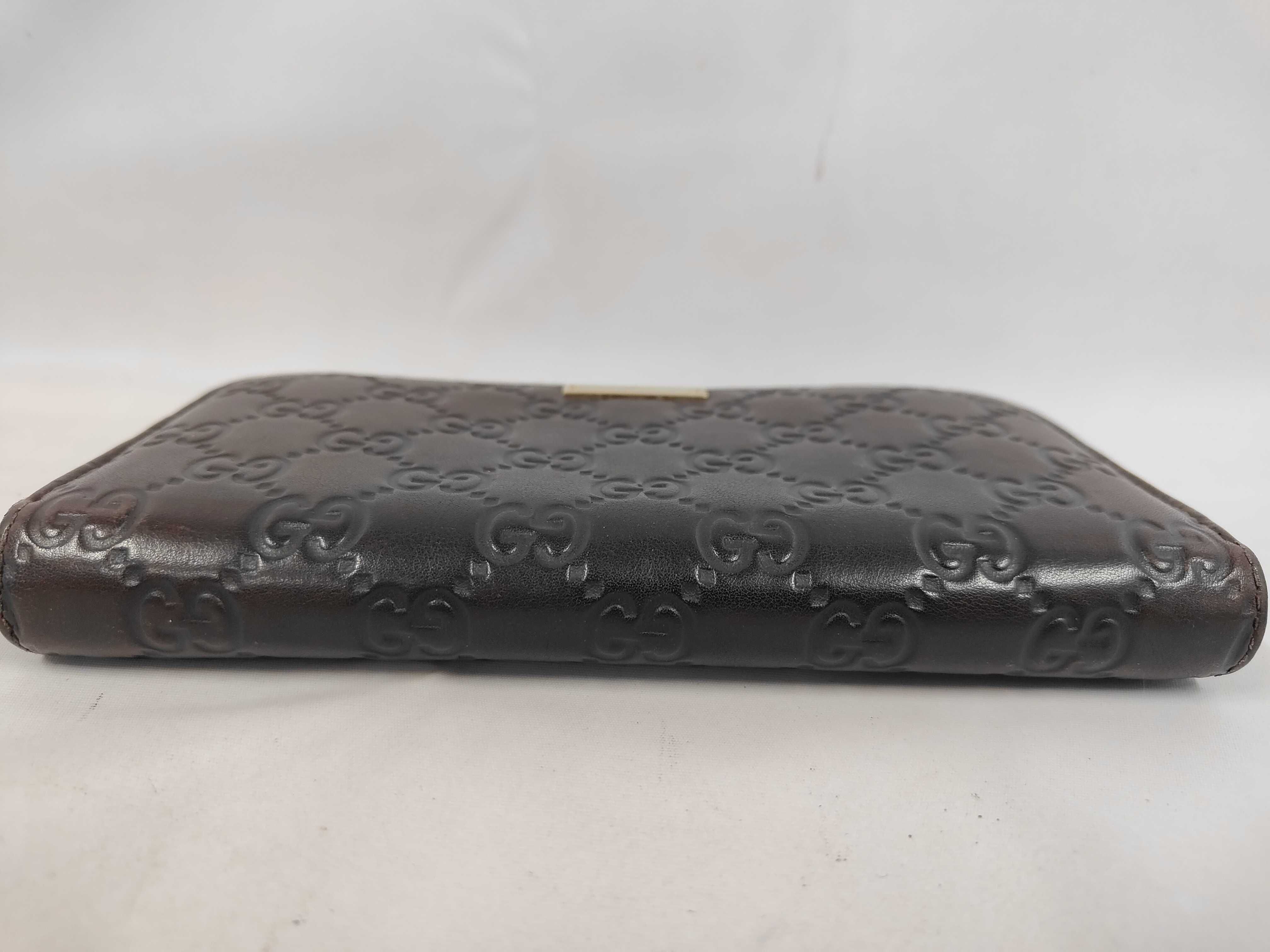 Guccissima Long Wallet, Shima Brown Wallet — view 4