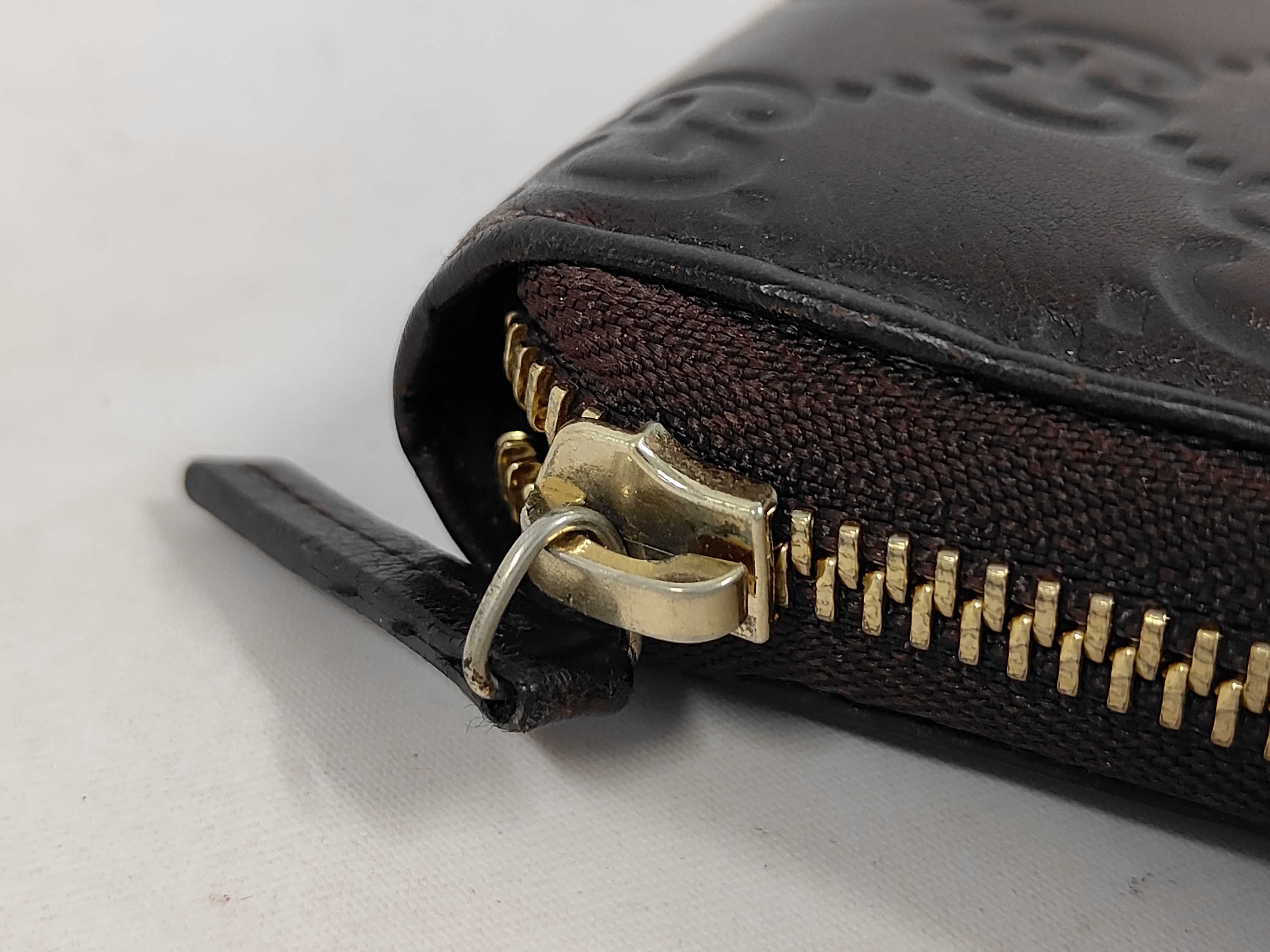 Guccissima Long Wallet, Shima Brown Wallet — view 6