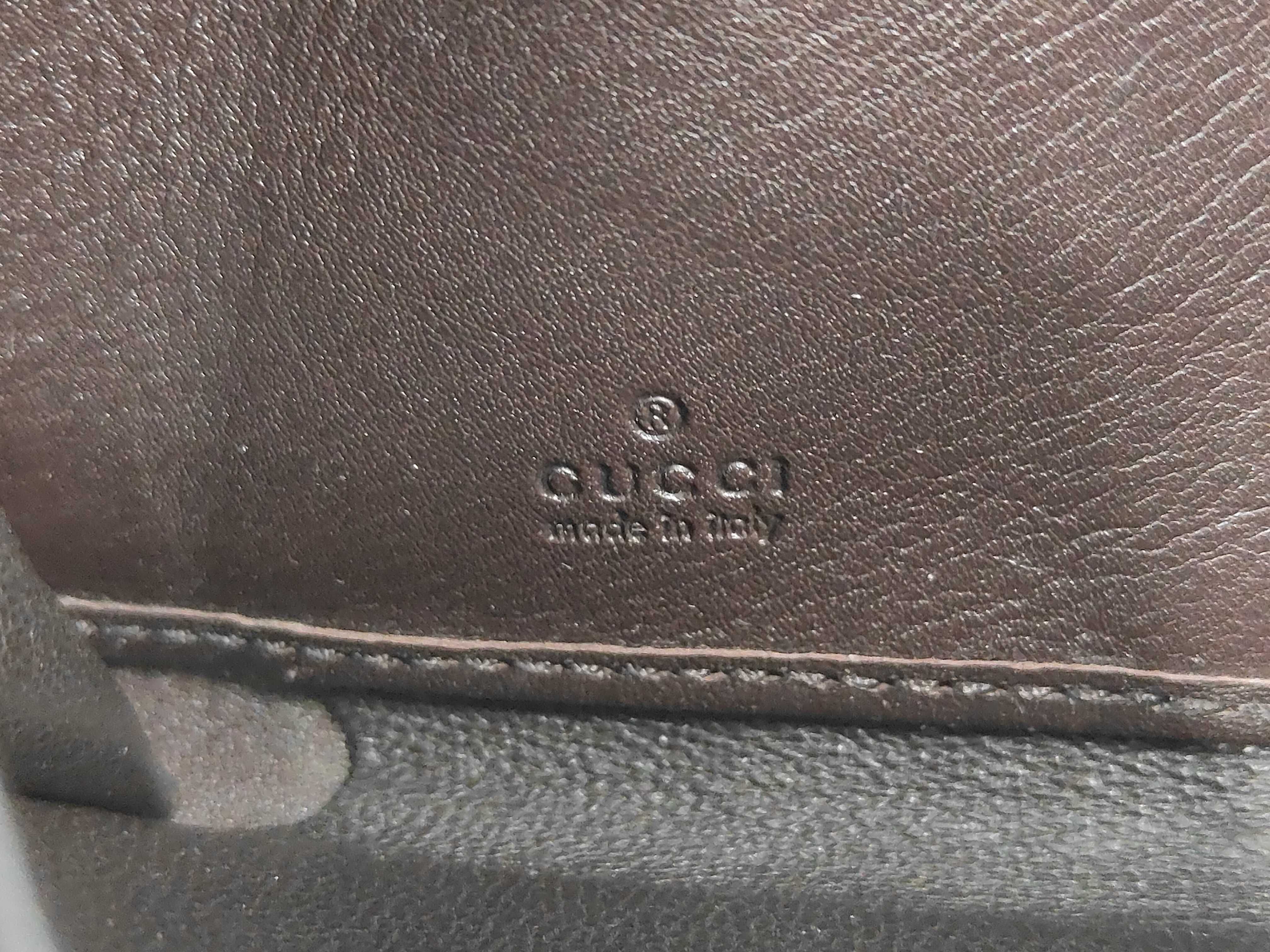 Guccissima Long Wallet, Shima Brown Wallet — view 9
