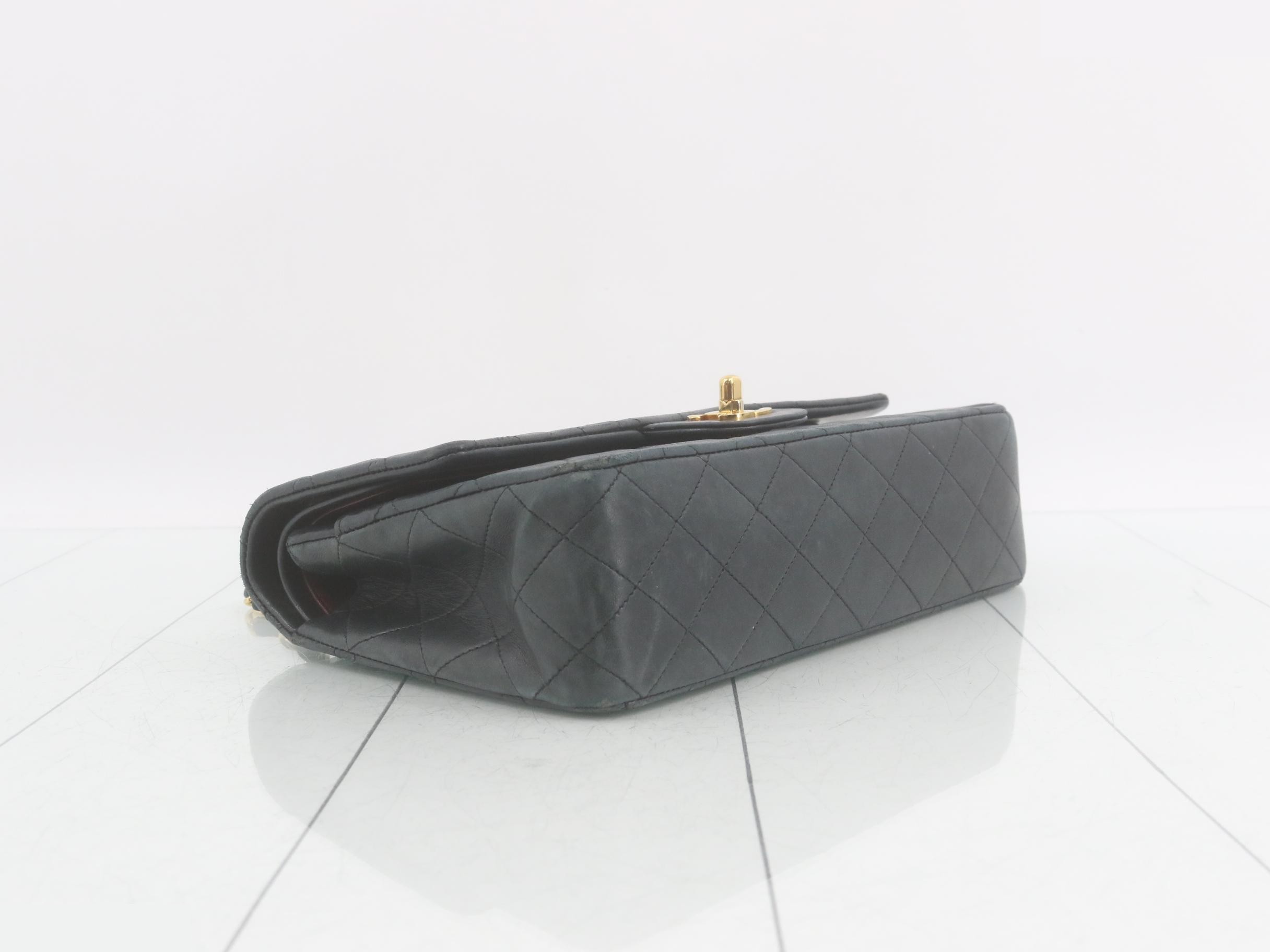 Matelassé Chain Shoulder Bag, Size 25, Lambskin — view 5