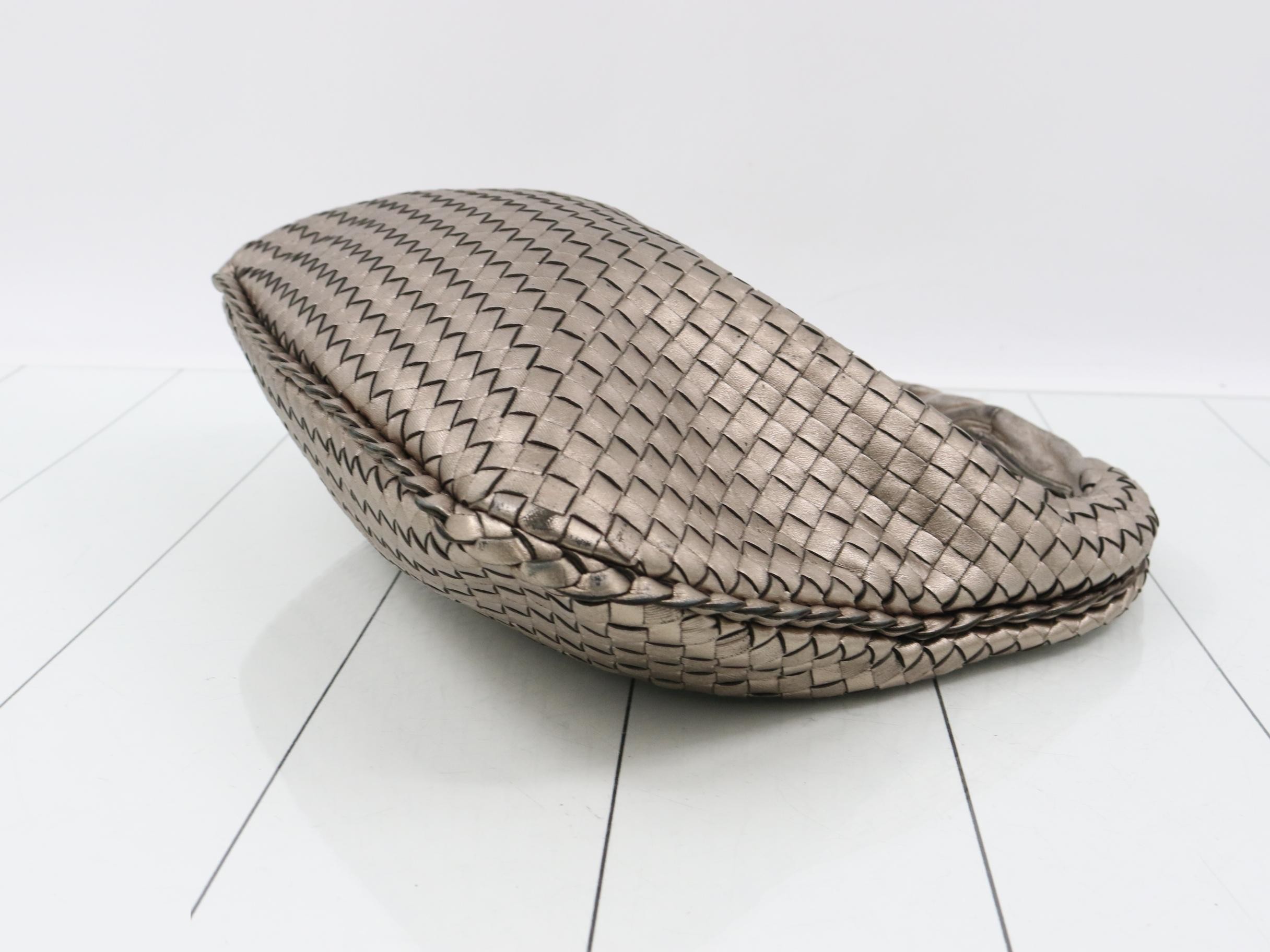 Intrecciato handbag, gold — view 6