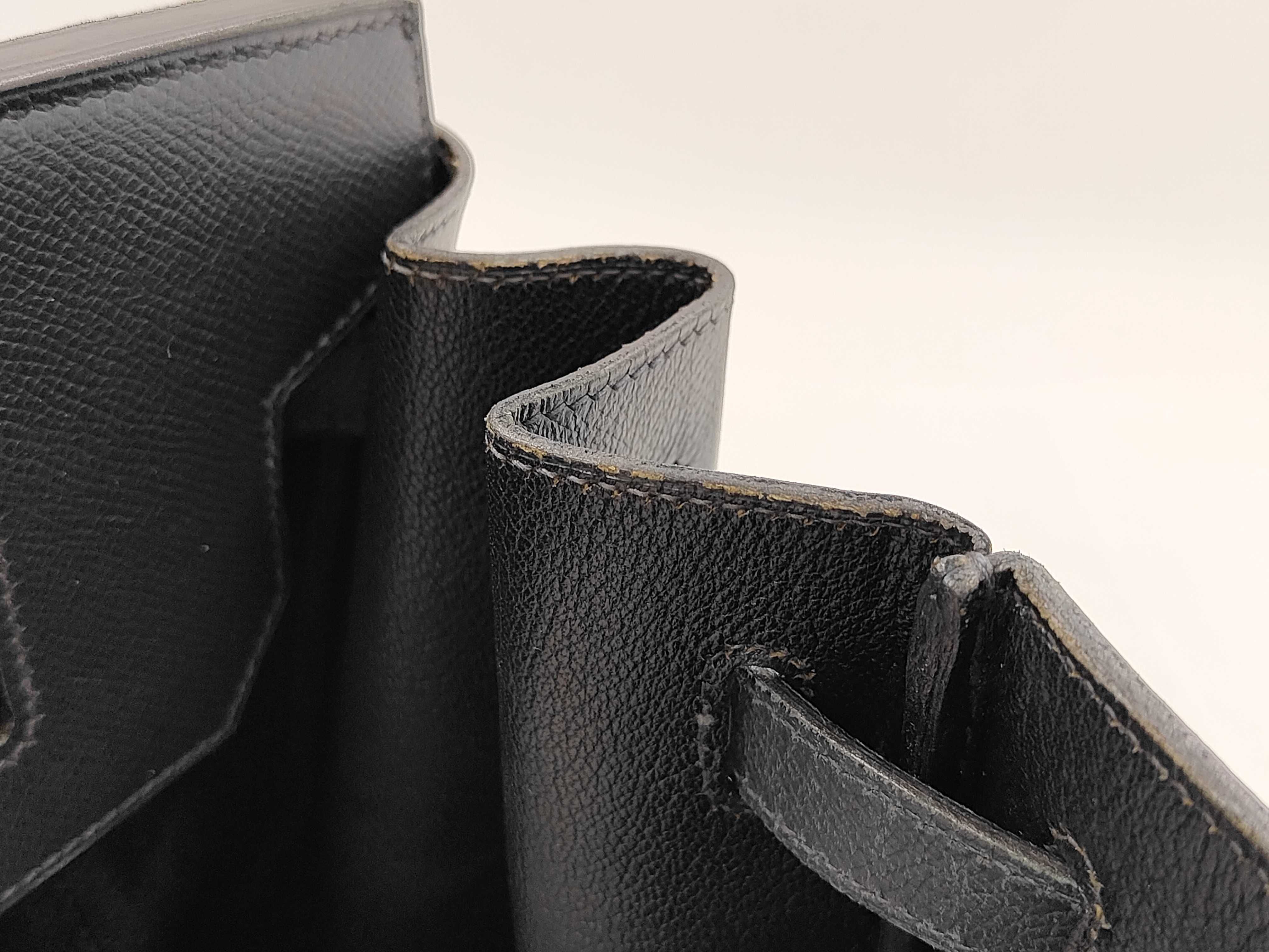 Birkin 40 navy handbag — view 12