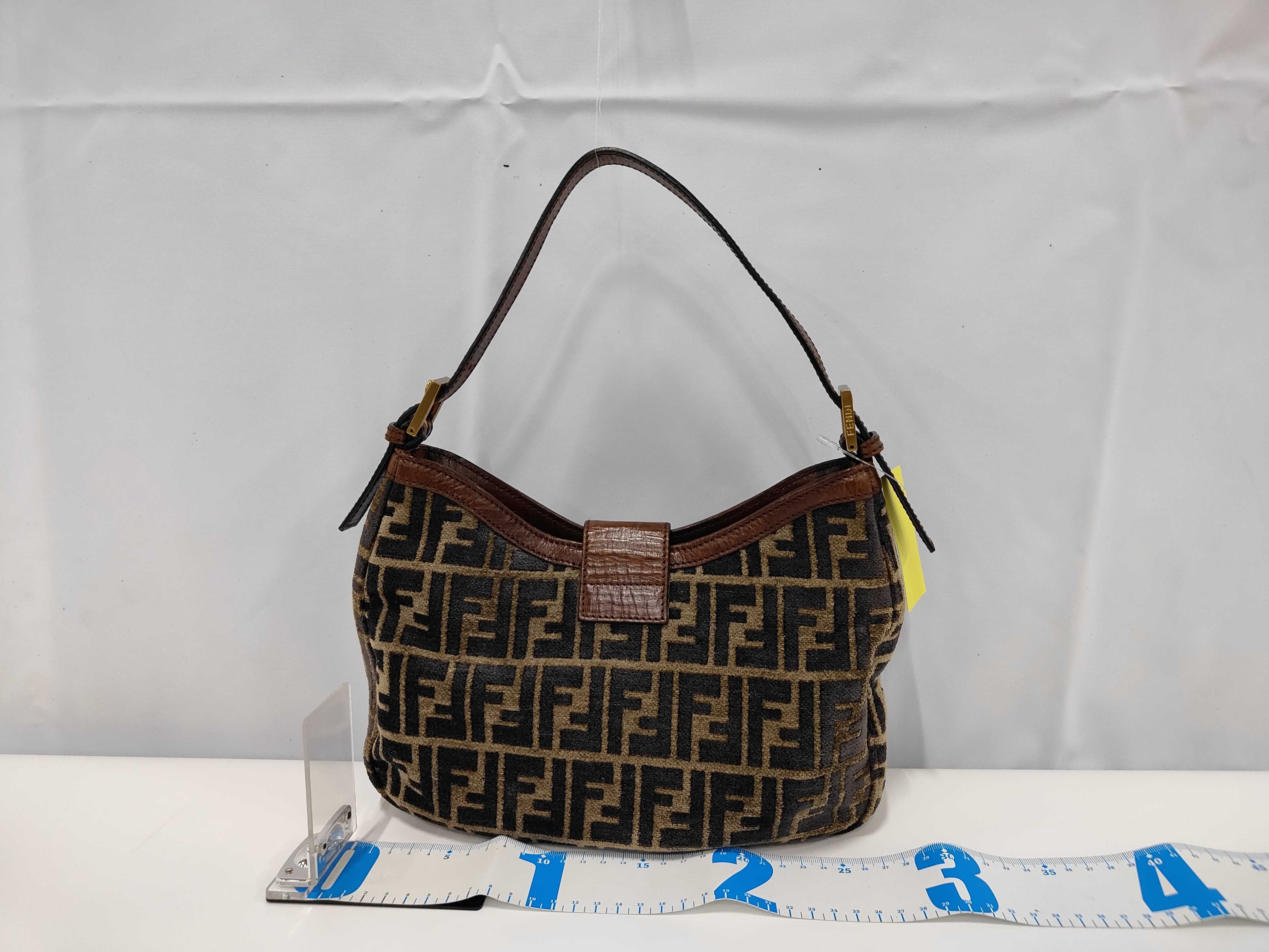 Zucca pattern Mamma suede one-shoulder bag — view 2