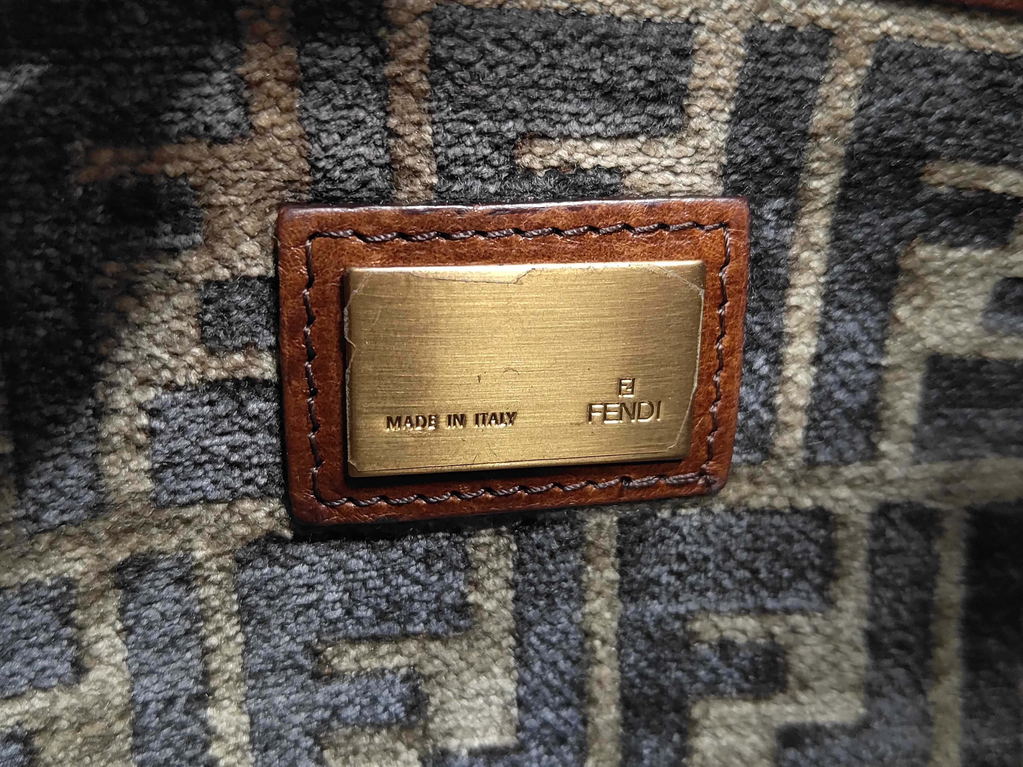 Zucca pattern Mamma suede one-shoulder bag — view 11