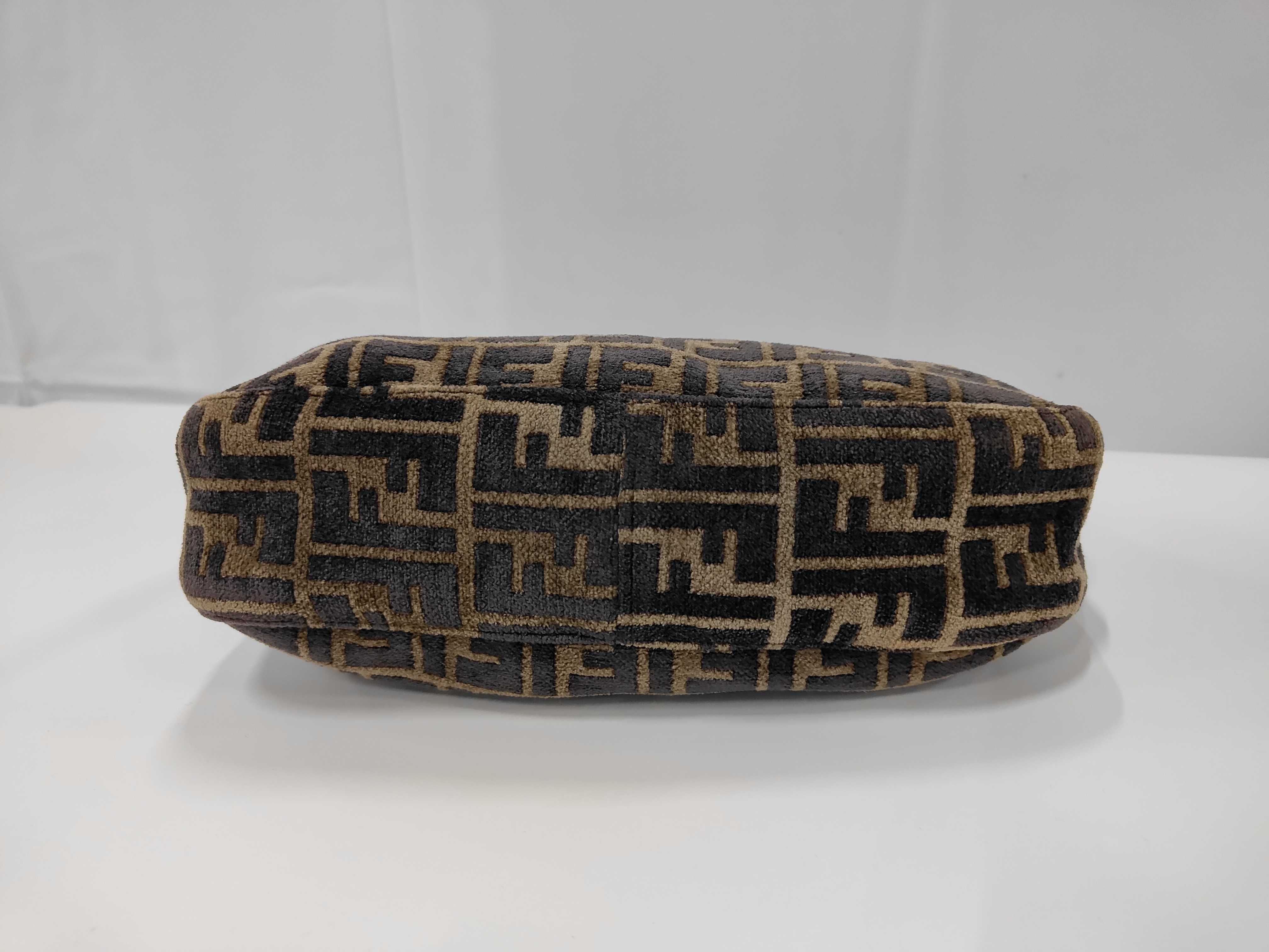 Zucca pattern Mamma suede one-shoulder bag — view 4
