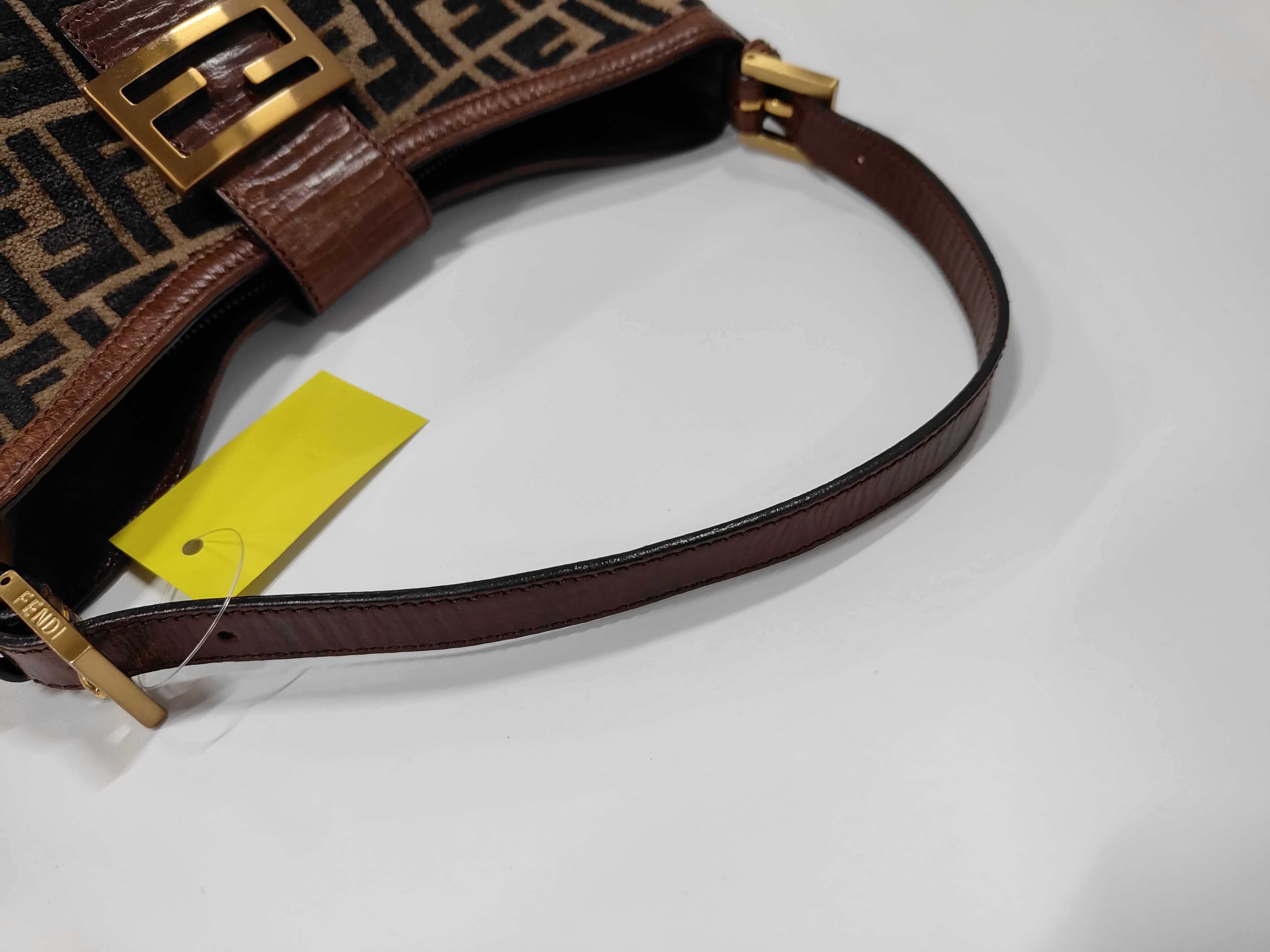 Zucca pattern Mamma suede one-shoulder bag — view 5
