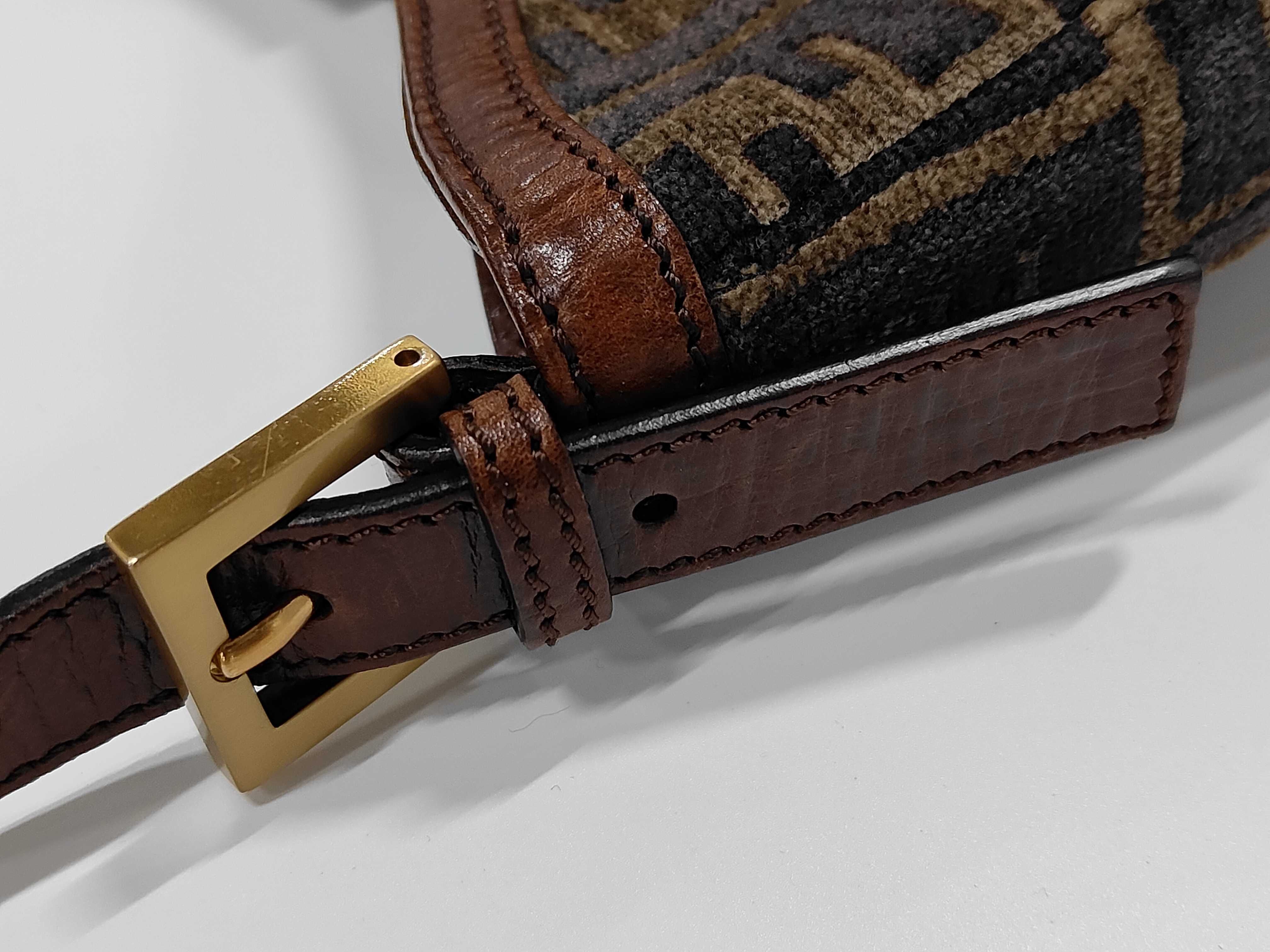 Zucca pattern Mamma suede one-shoulder bag — view 7