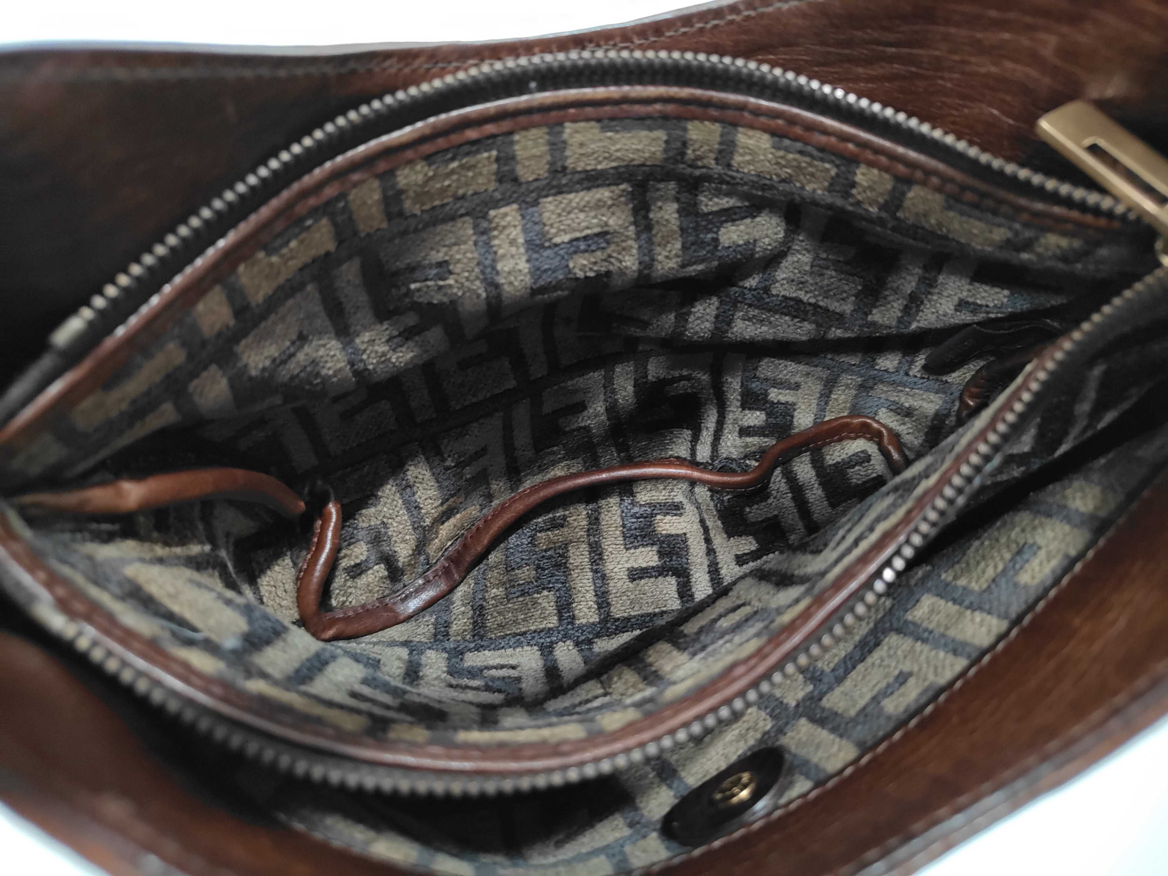 Zucca pattern Mamma suede one-shoulder bag — view 9