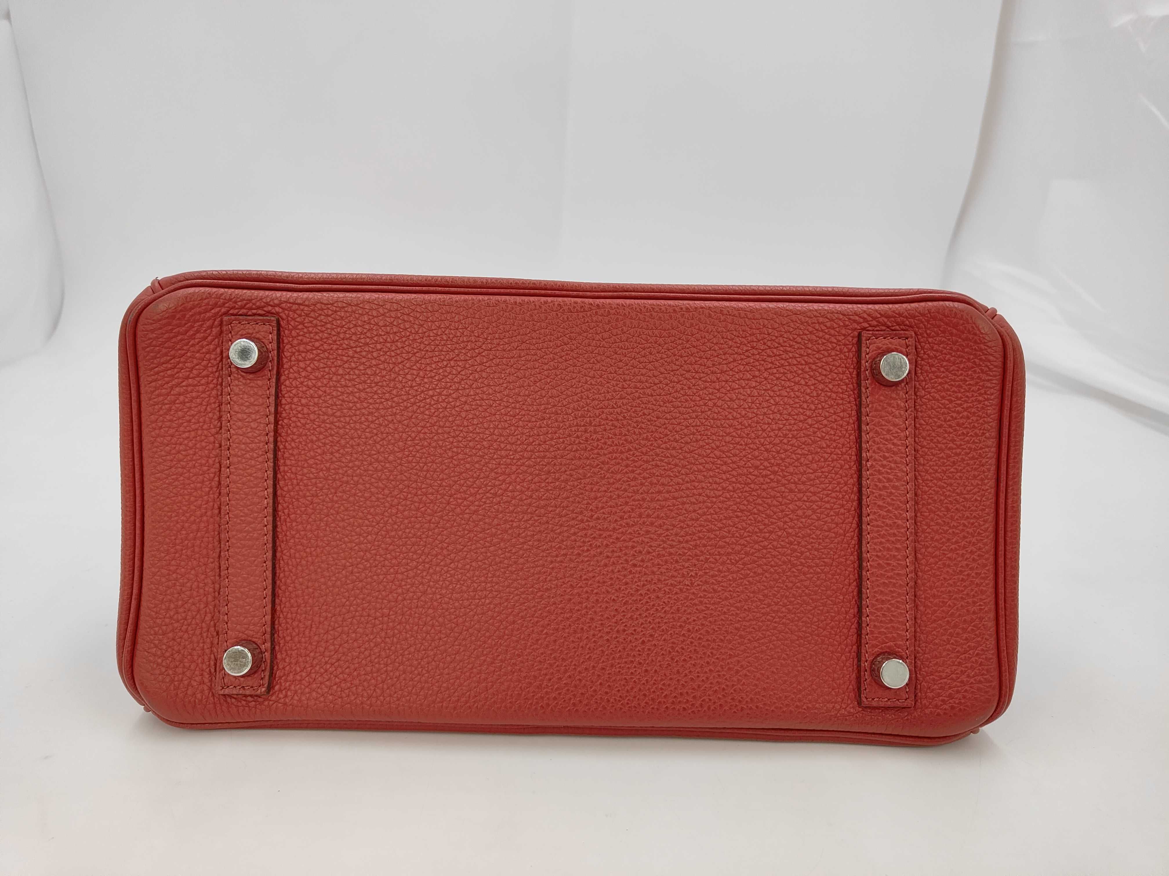 Birkin 30 P stamp, padlock, clochette, key, handbag — view 4