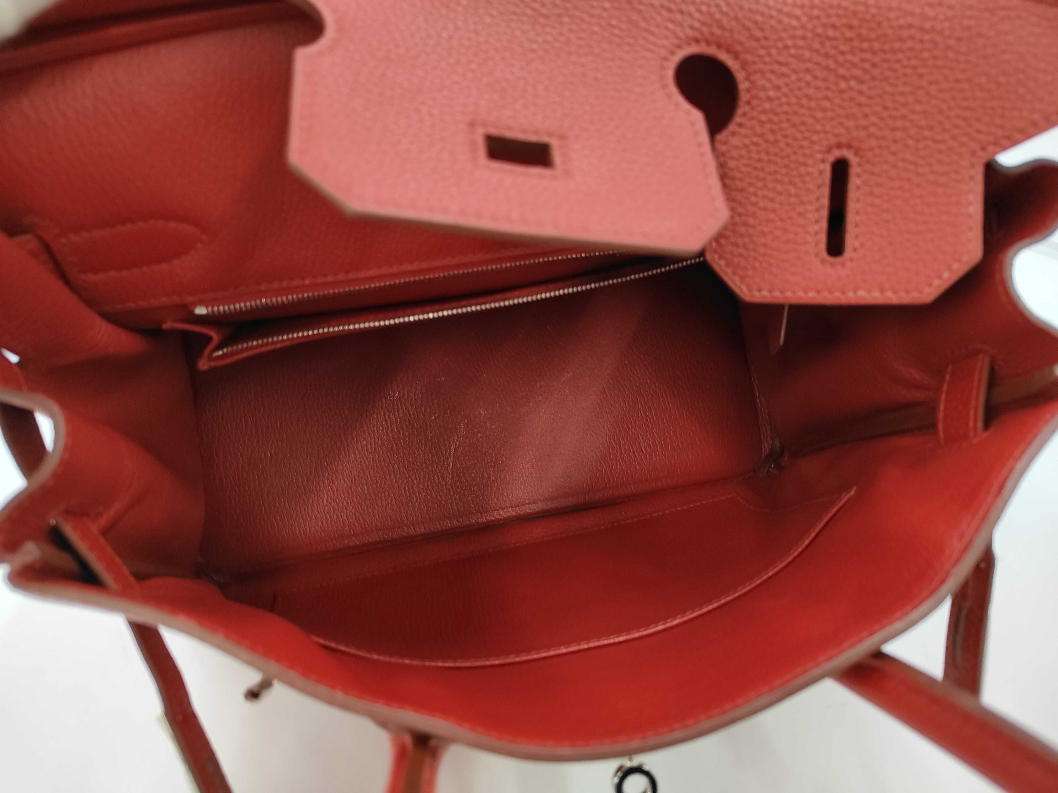 Birkin 30 P stamp, padlock, clochette, key, handbag — view 10