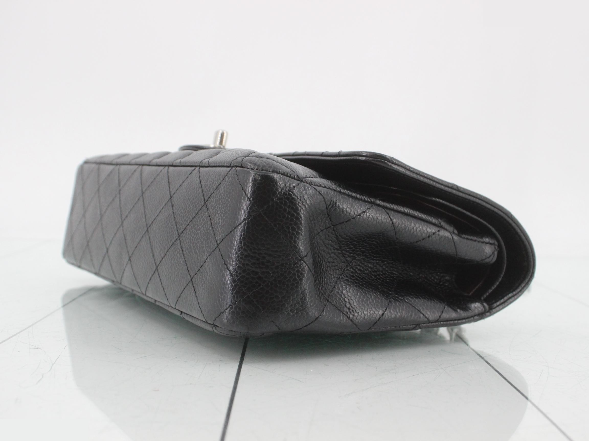 Caviar Double Flap 25 Shoulder Bag Seal — view 6